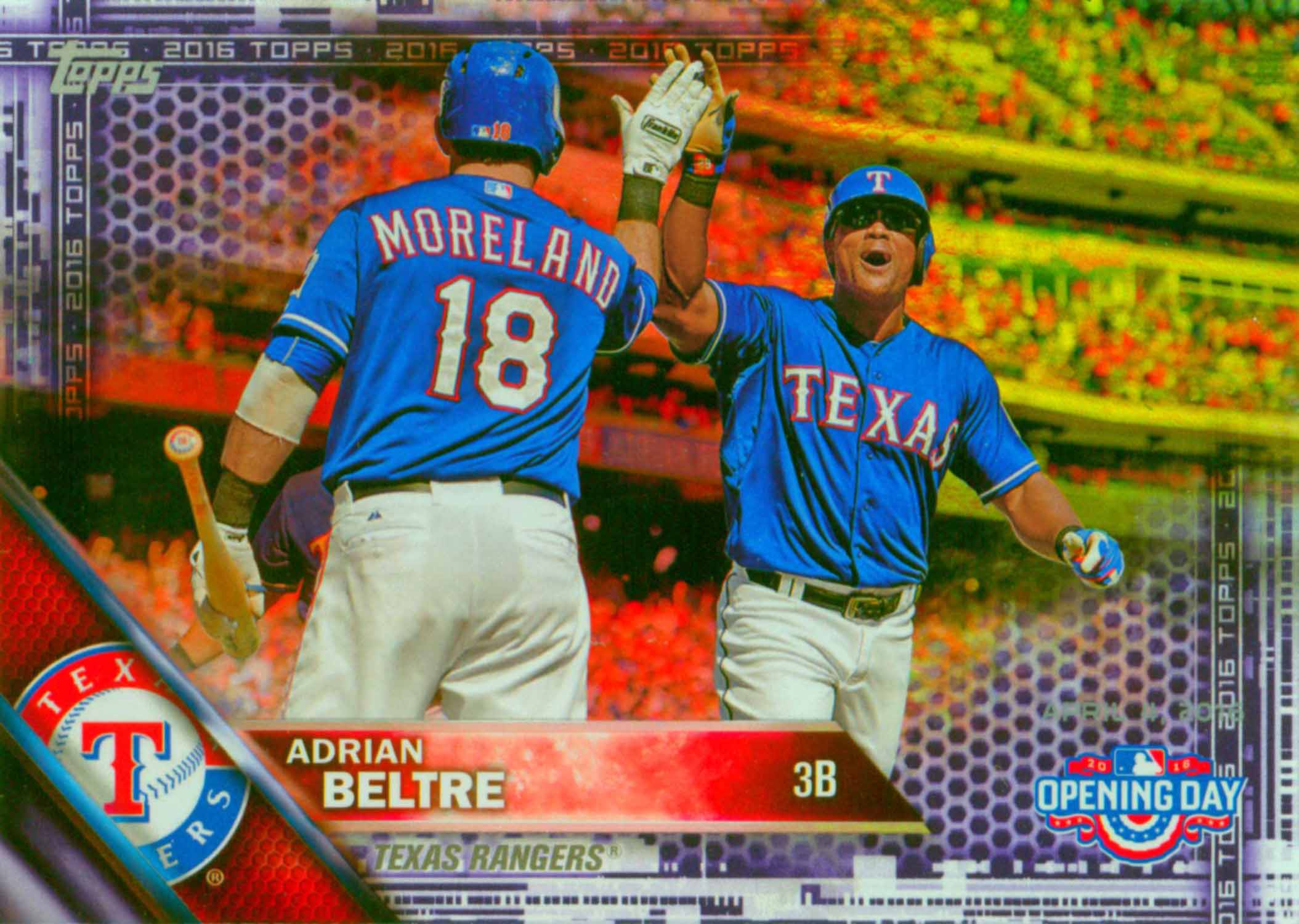 2016 Topps Opening Day Toys R Us Purple Foil