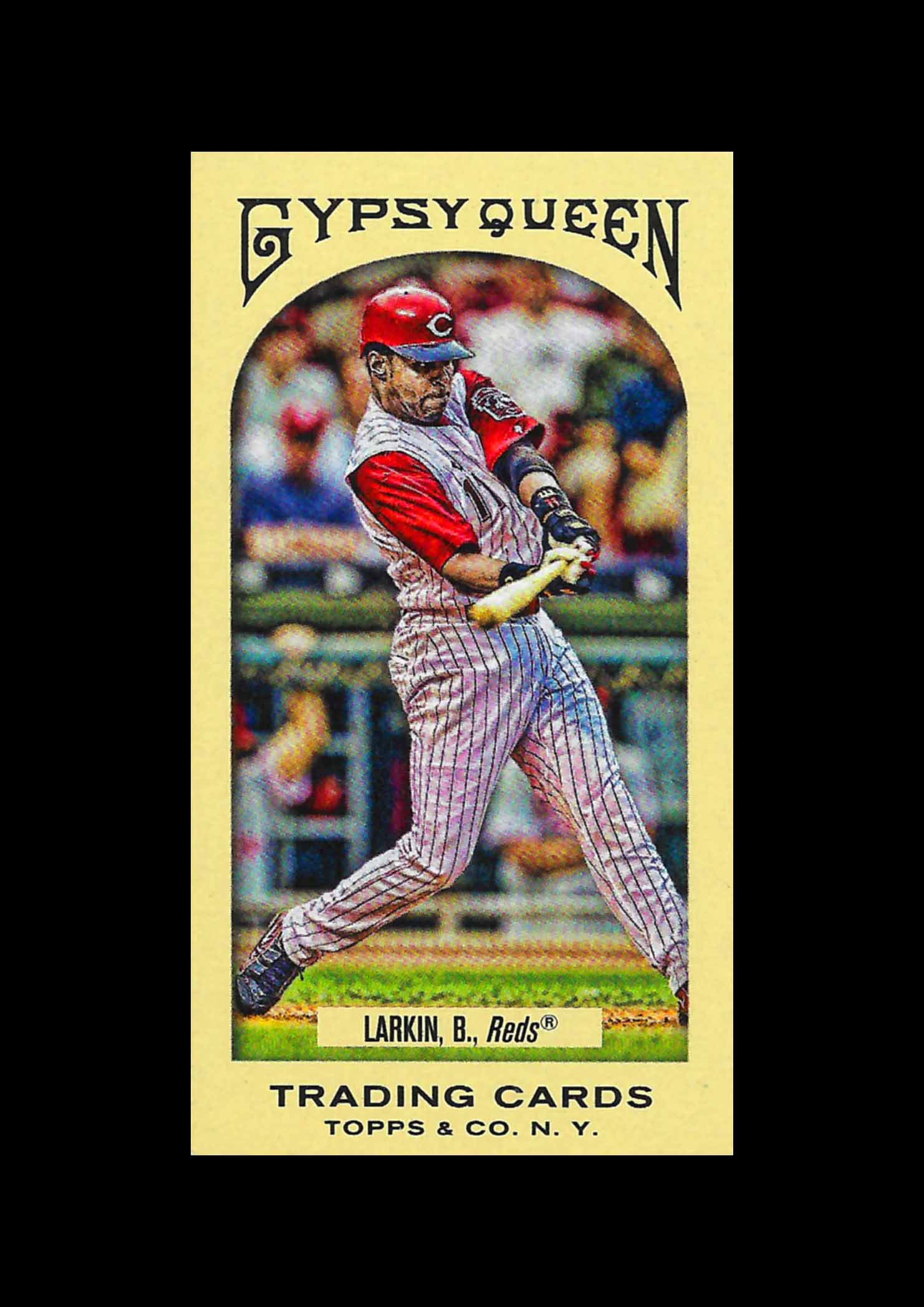 2011 Topps Gypsy Queen Mini Red Gypsy Queen Back