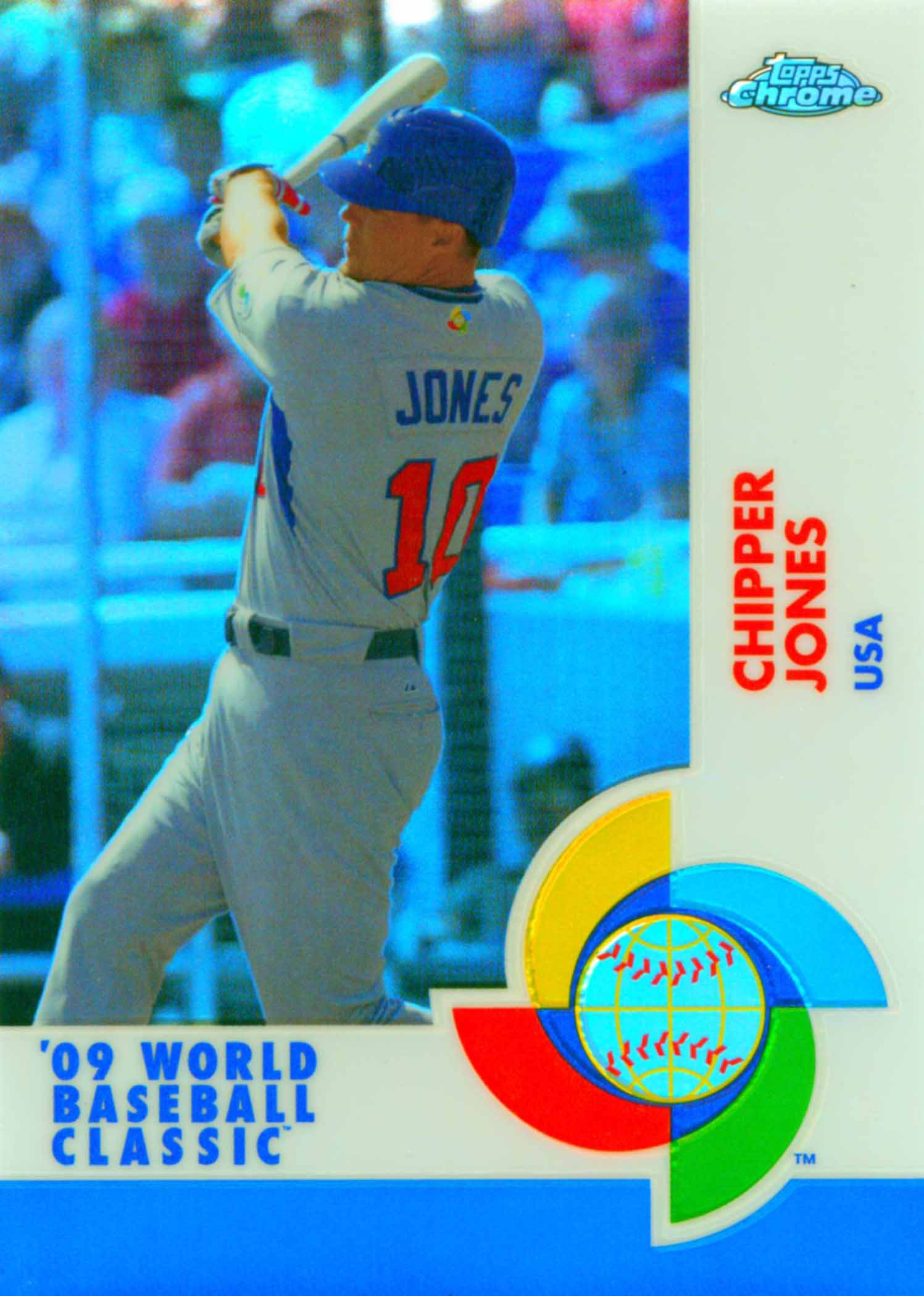 2009 Topps Chrome World Baseball Classic Blue Refractors