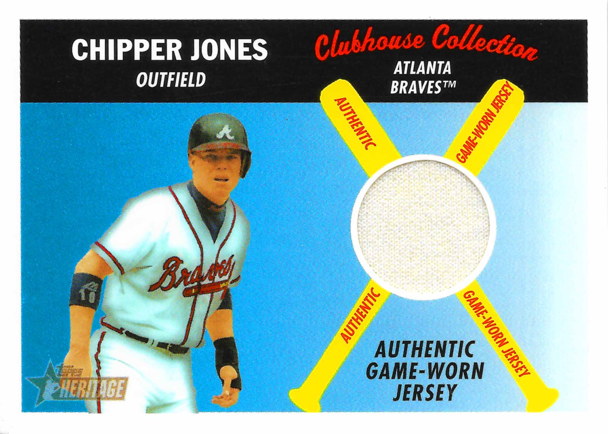 2004 Topps Heritage Clubhouse Collection Relics Jersey