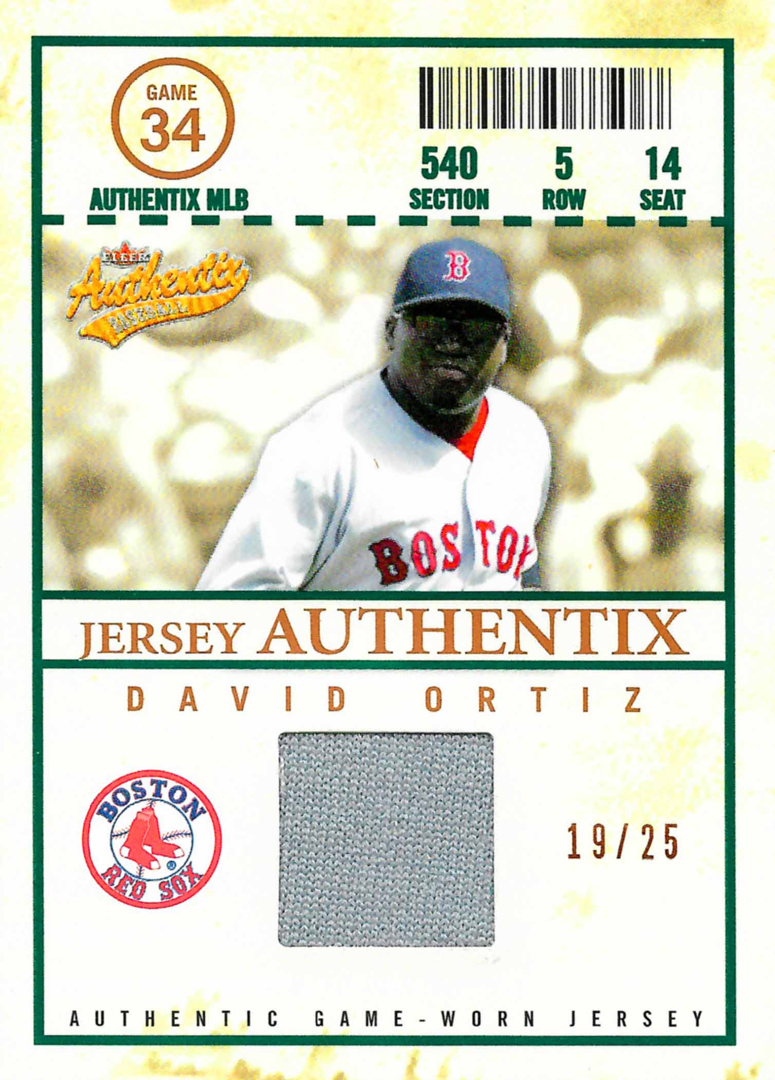 2005 Fleer Authentix Jersey Club Box