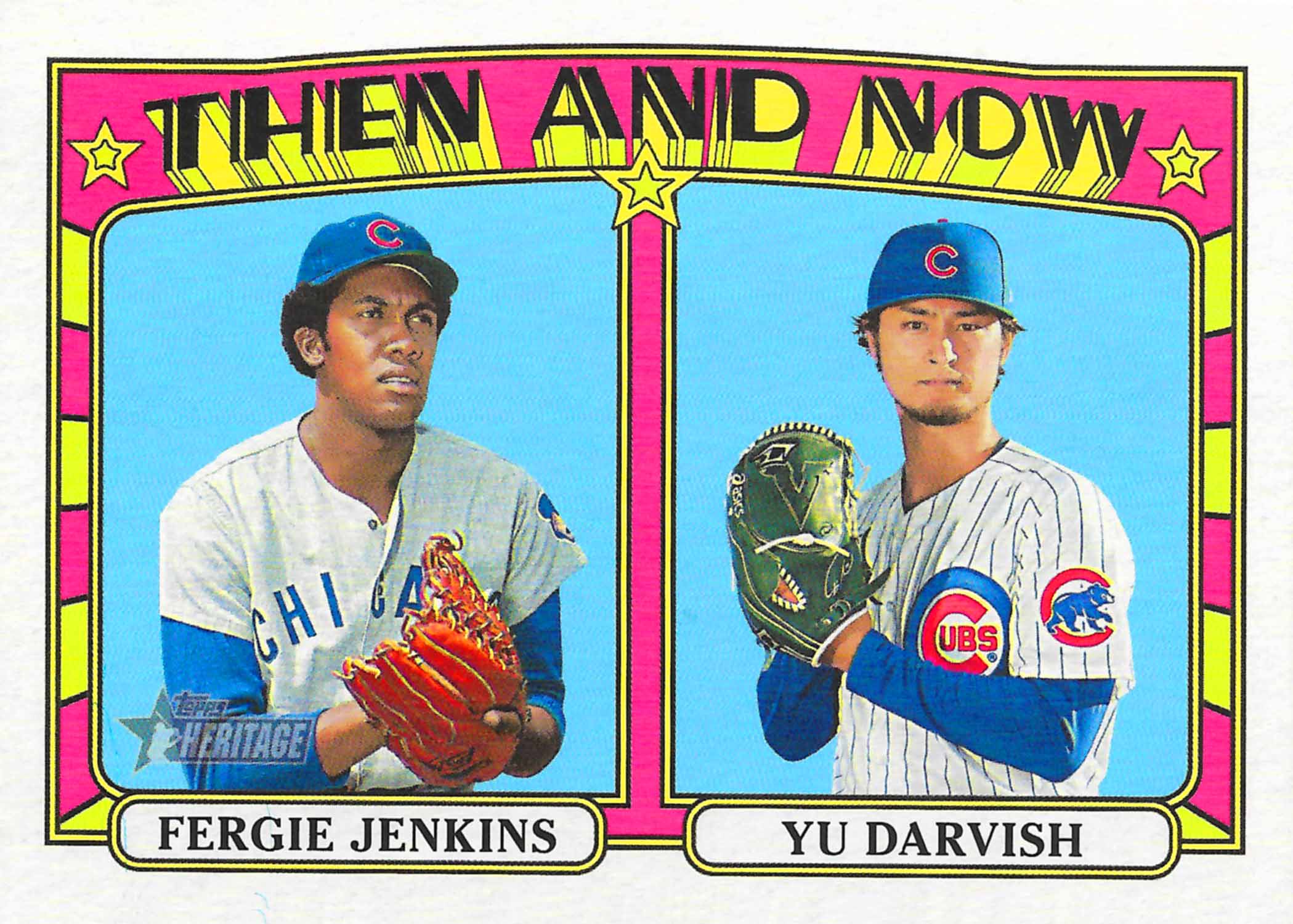 2021 Topps Heritage Then and Now