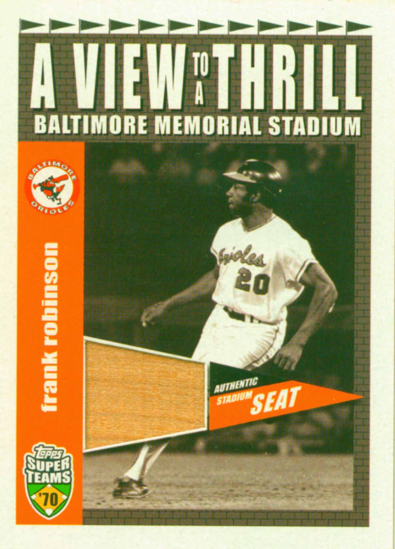 2002 Topps Super Teams A View To A Thrill Relics