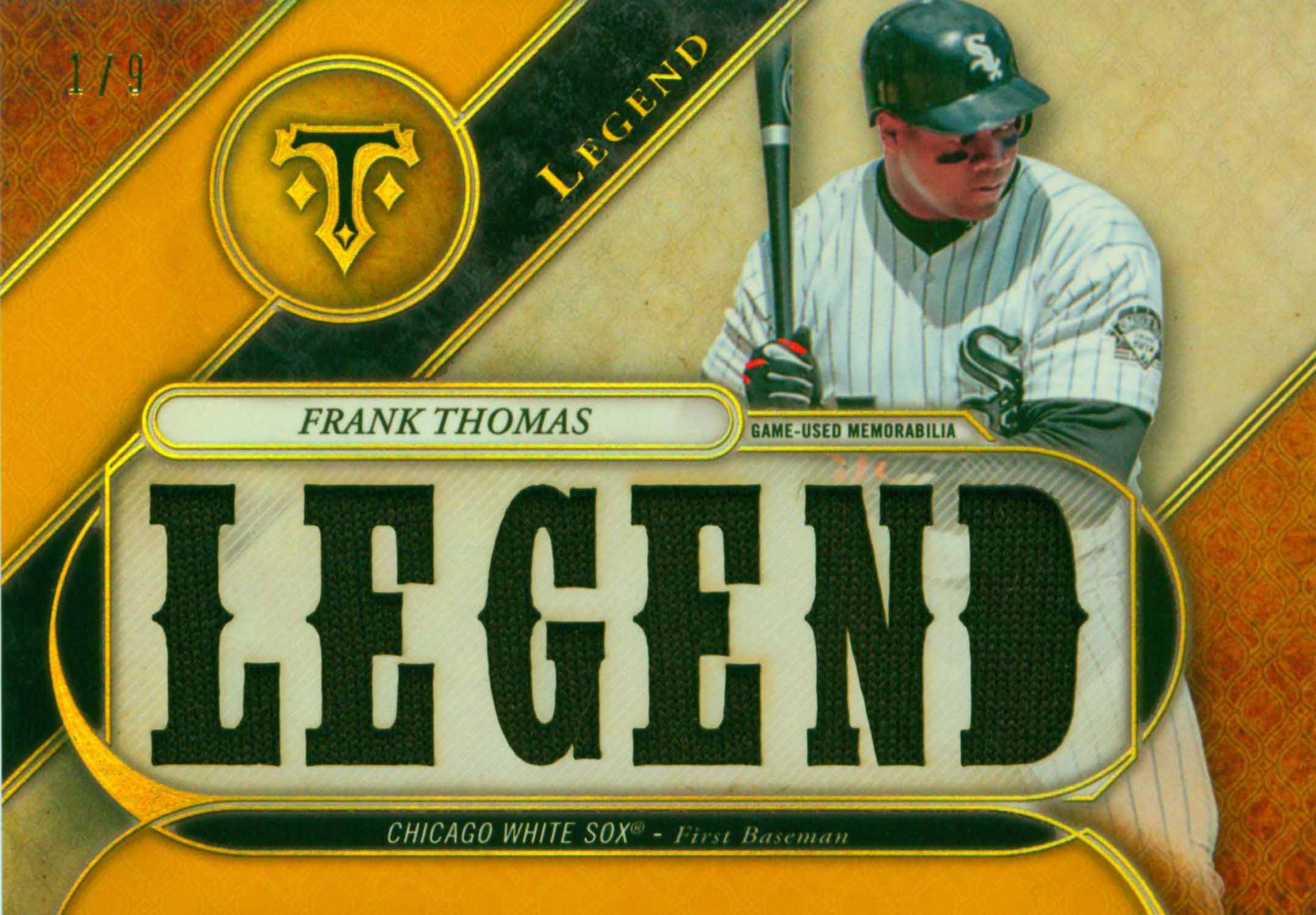 2017 Topps Triple Threads Legend Relics Gold