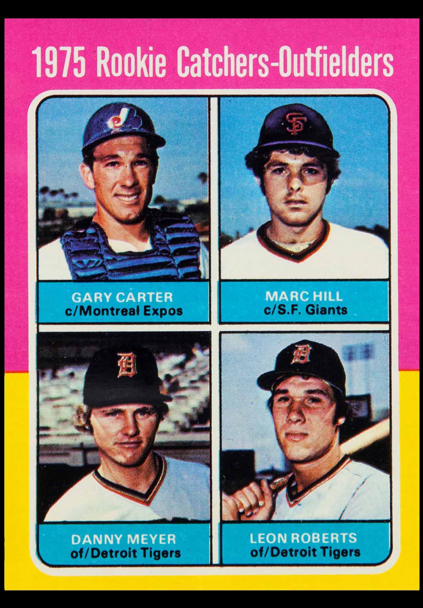 1975 Topps Mini Rookie Catchers - Outfielders