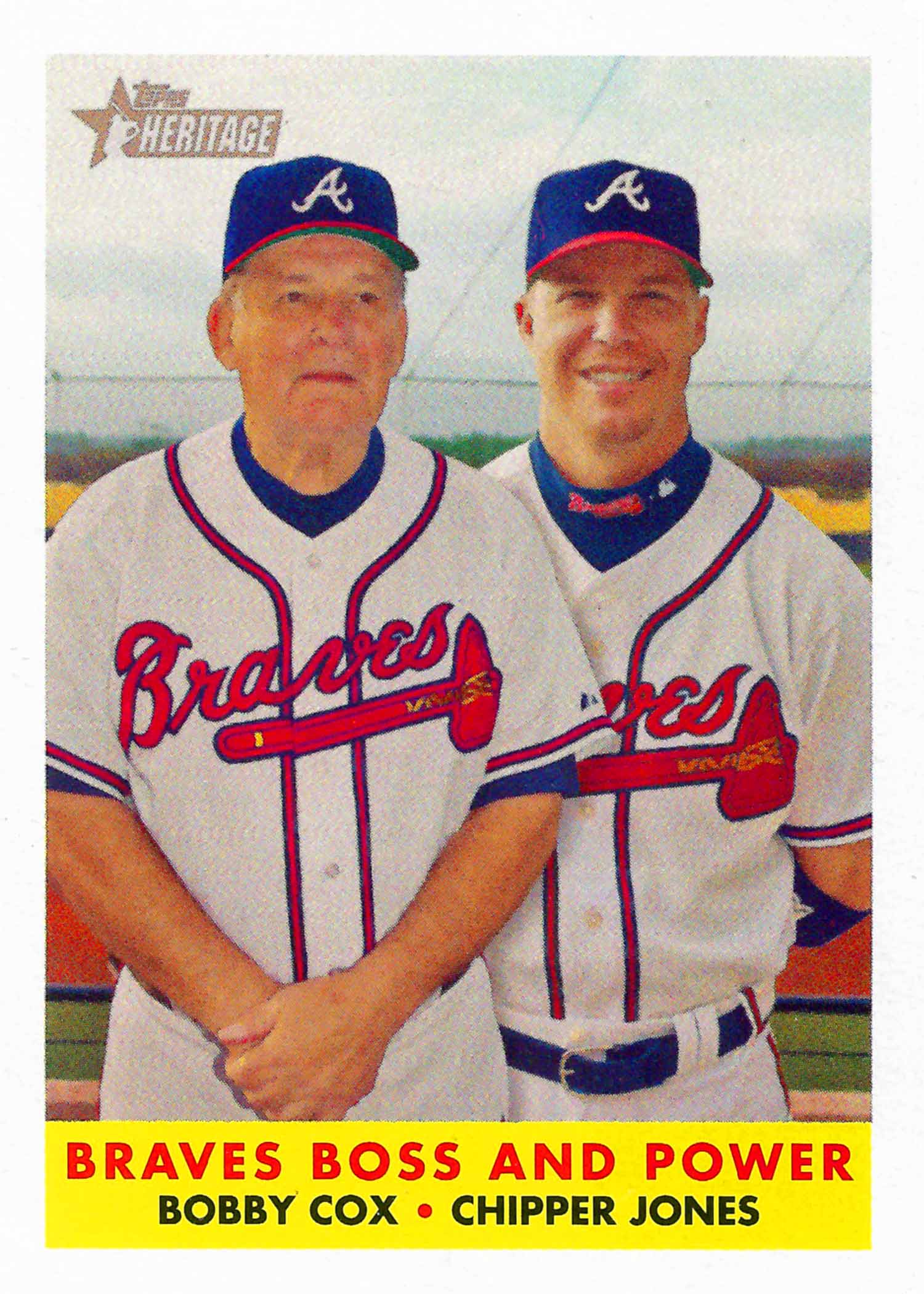 2007 Topps Heritage Braves Boss and Power