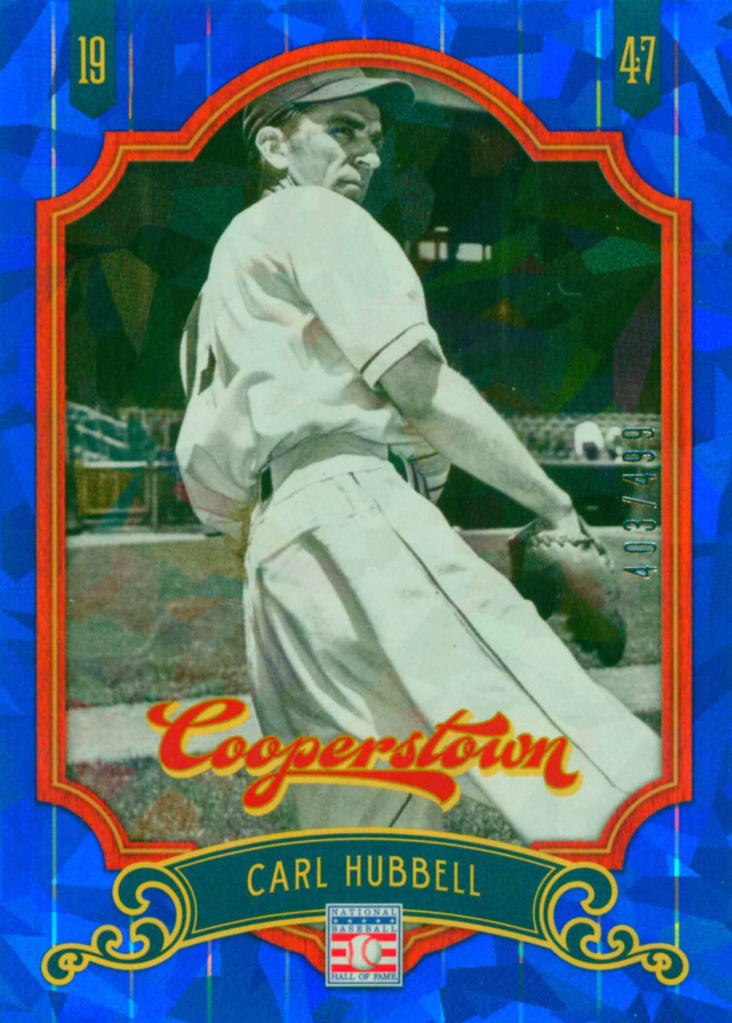 2012 Panini Cooperstown Crystal Collection Blue