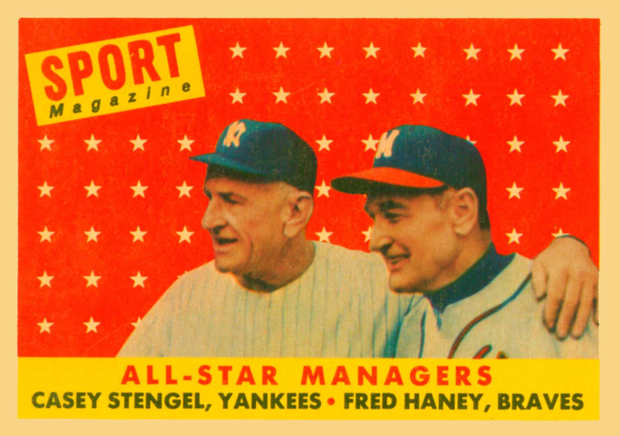 1958 Topps All-Star Managers