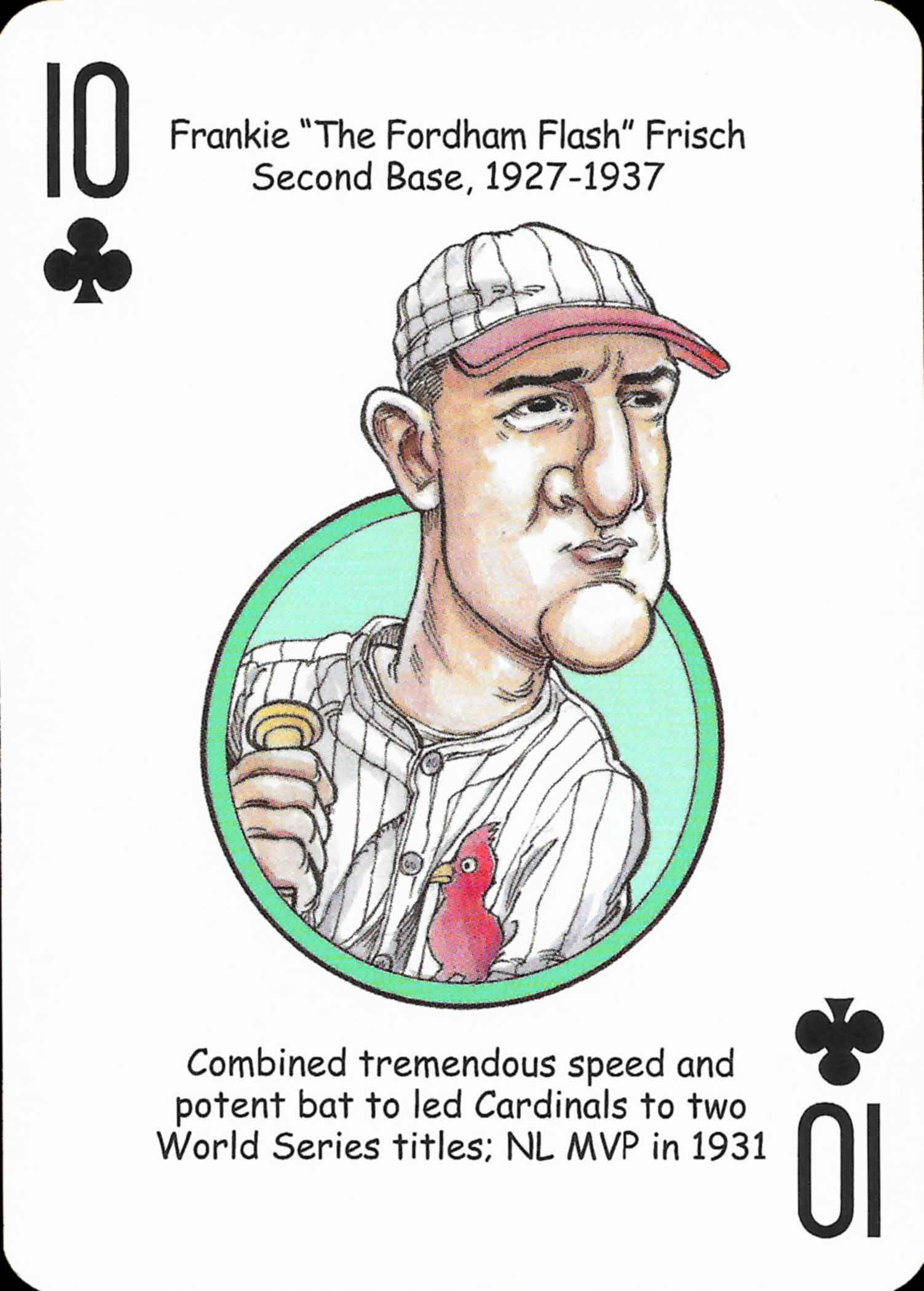 2006 Hero Decks Playing Cards St. Louis Baseball Heroes