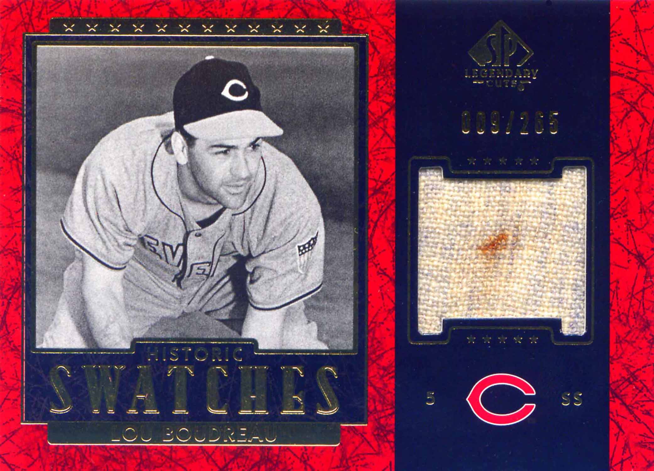2003 SP Legendary Cuts Historic Swatches Jersey