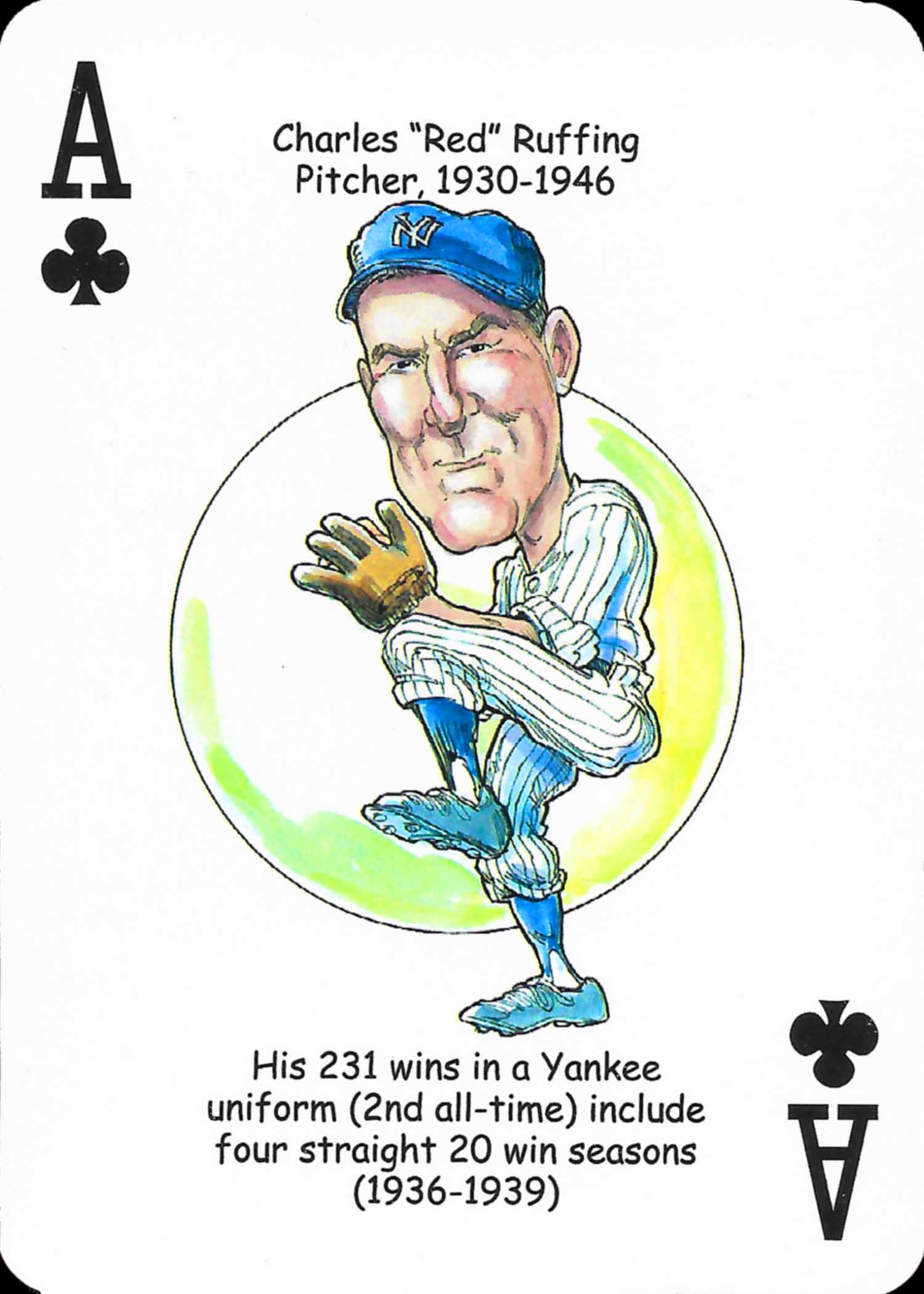 2012 Hero Decks Playing Cards New York Baseball Heroes
