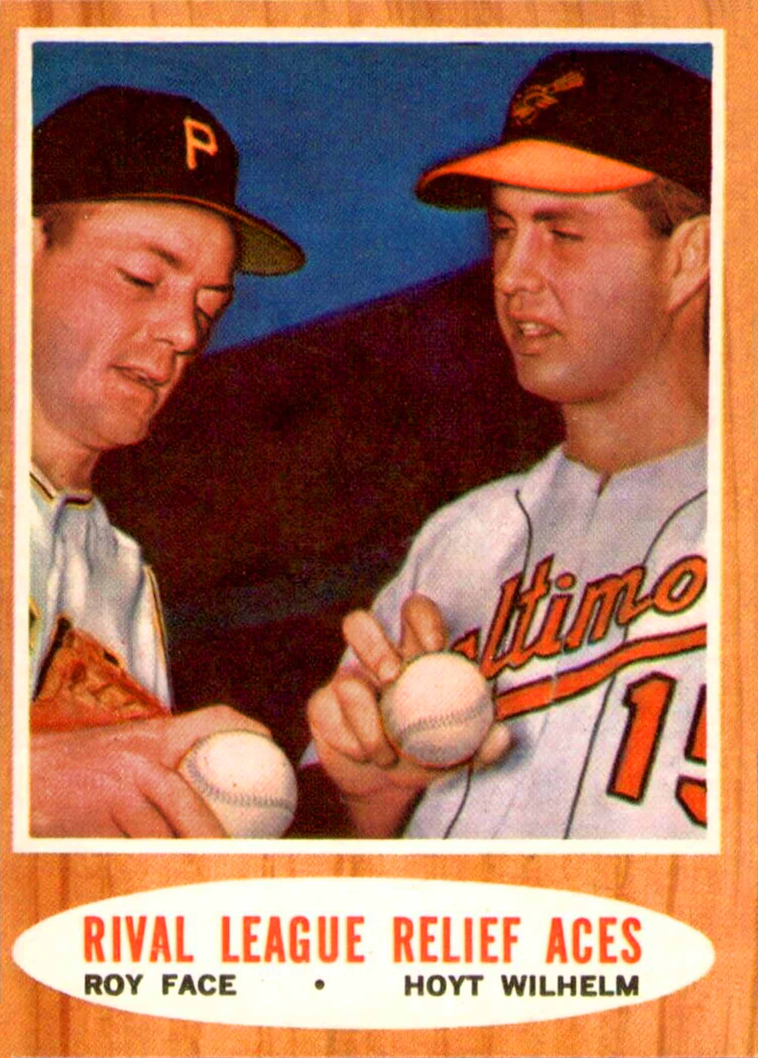 1962 Topps Rival League Relief Aces