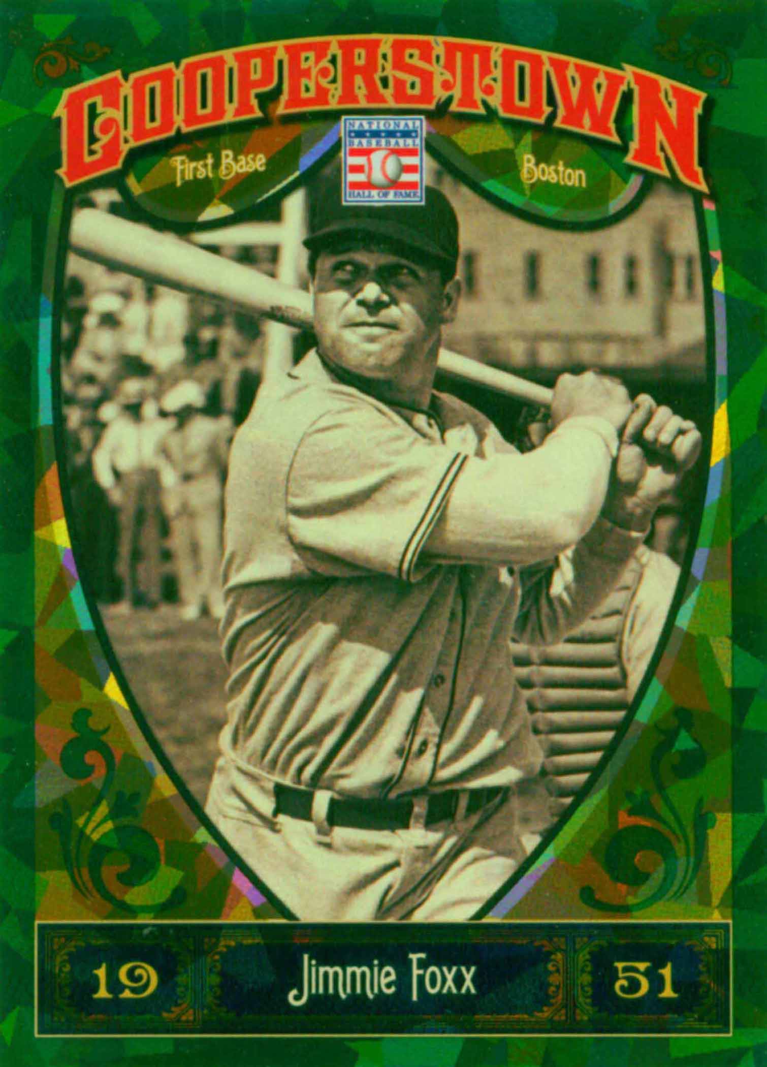 2013 Panini Cooperstown Green Crystal