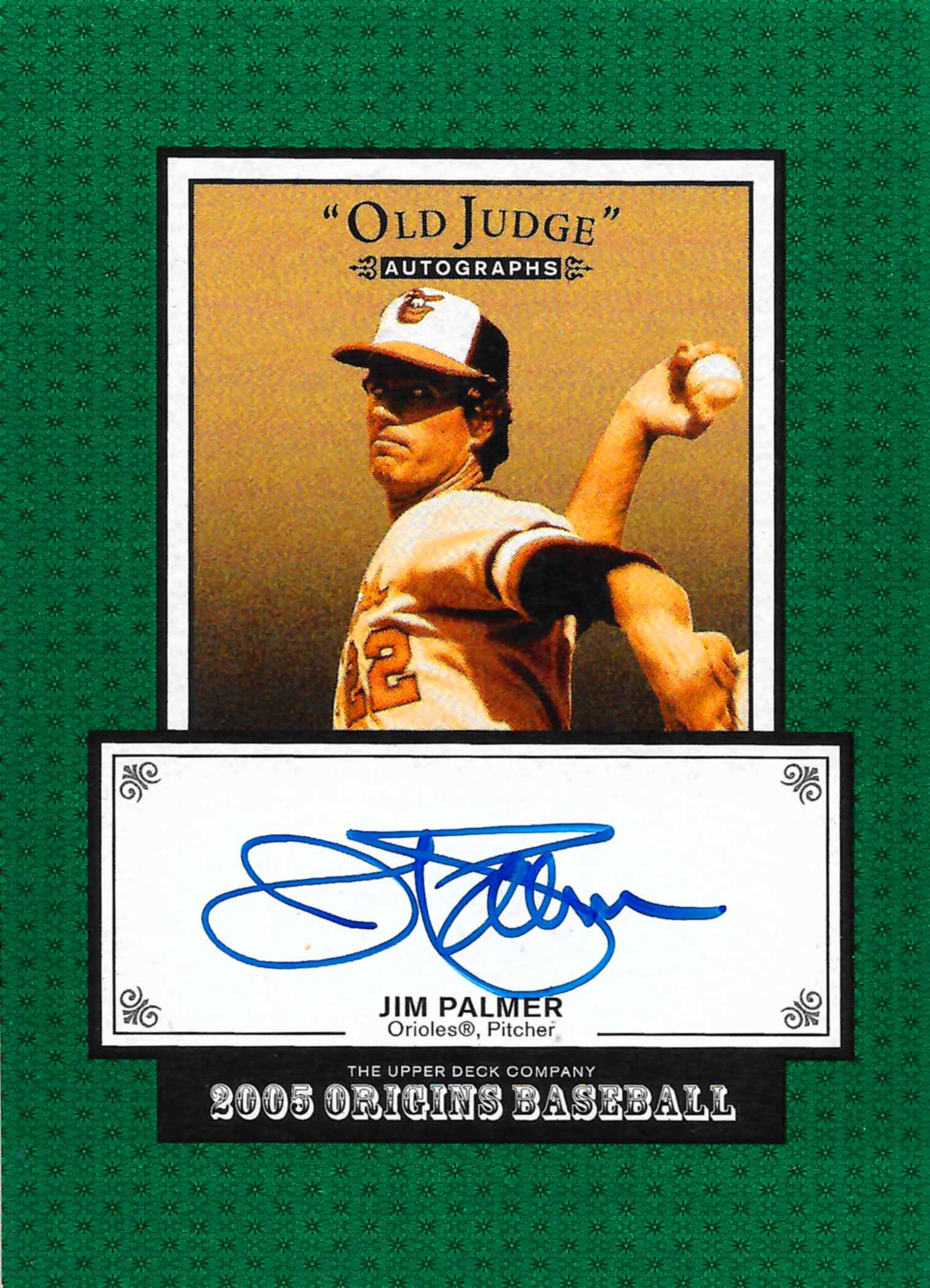 2005 Origins Old Judge Autographs