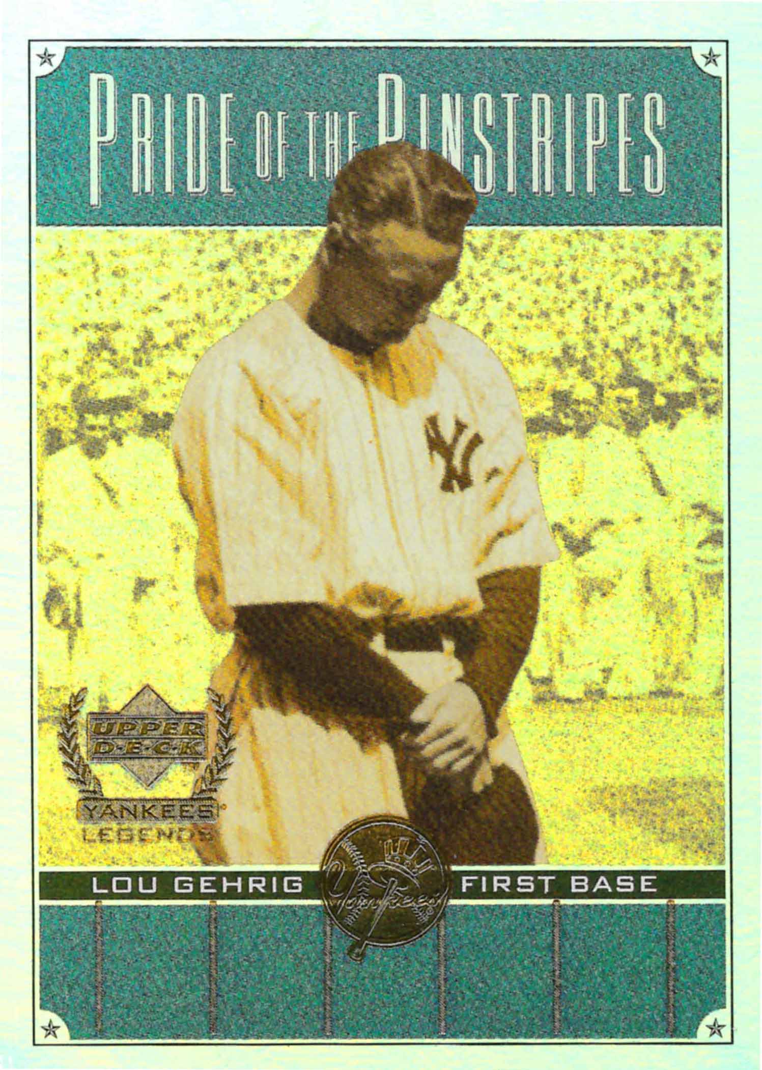 2000 Upper Deck Yankees Legends Pride of the Pinstripes