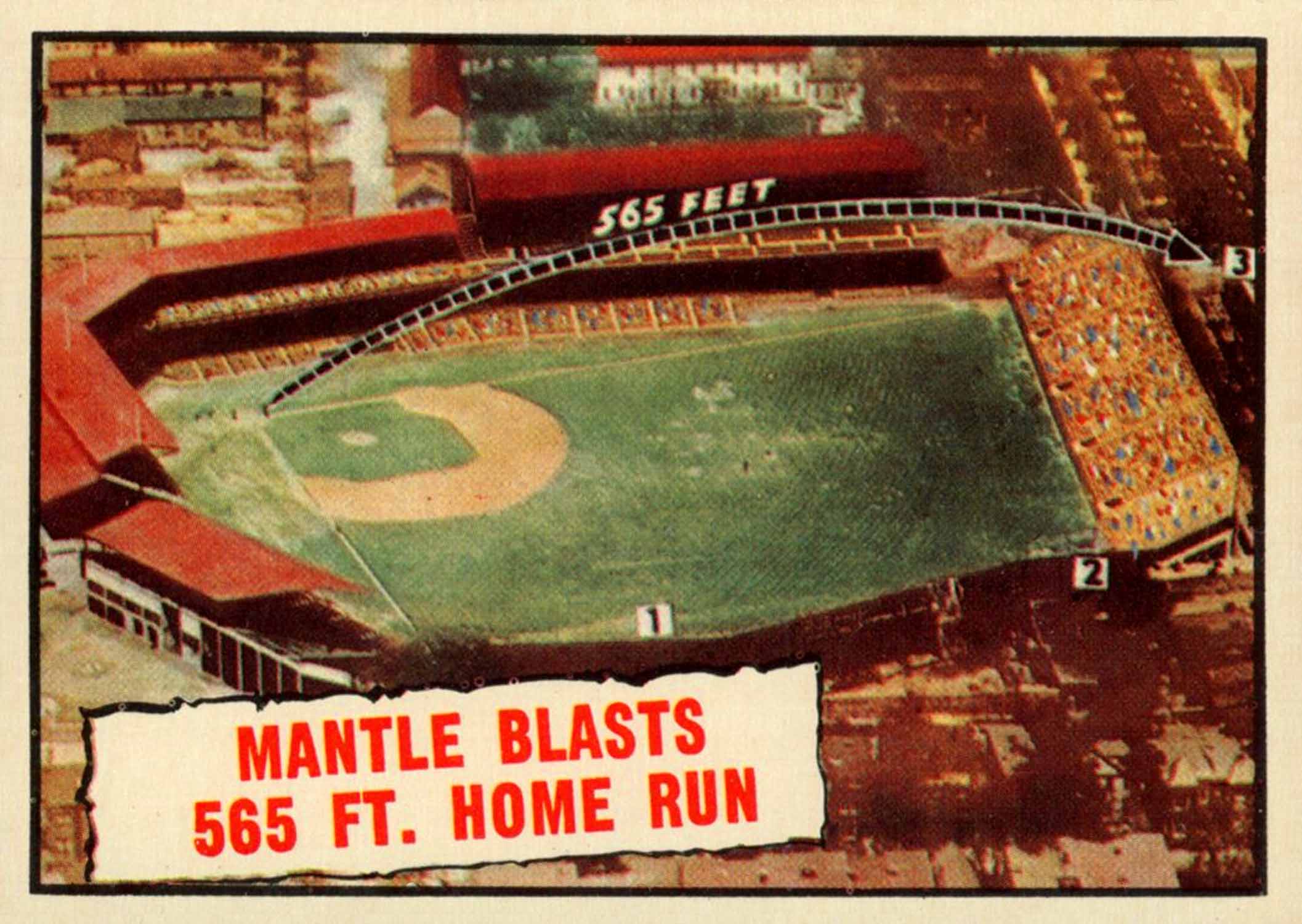 1961 Topps 565 Foot Home Run