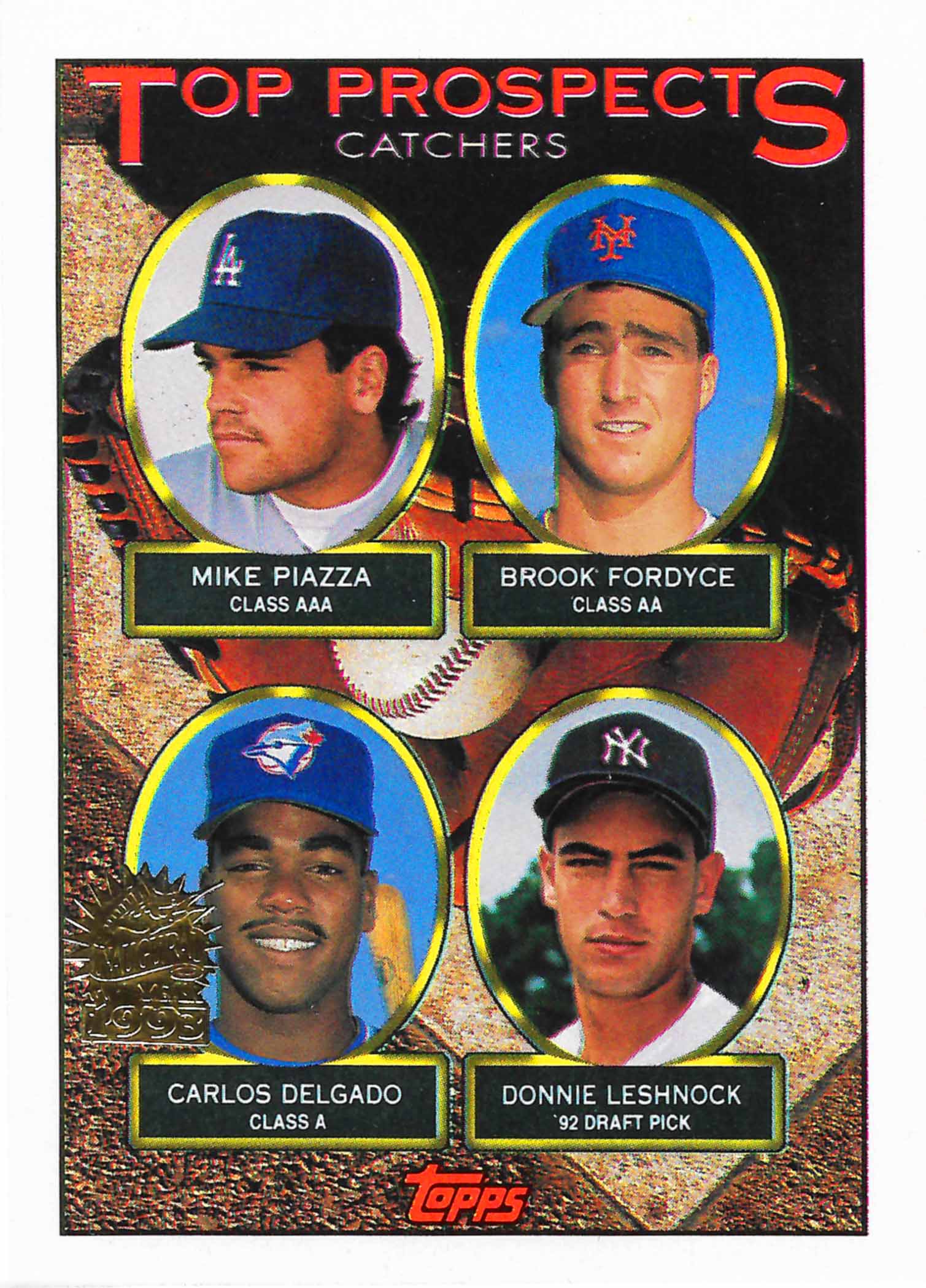 1993 Topps Inaugural Marlins Top Prospects