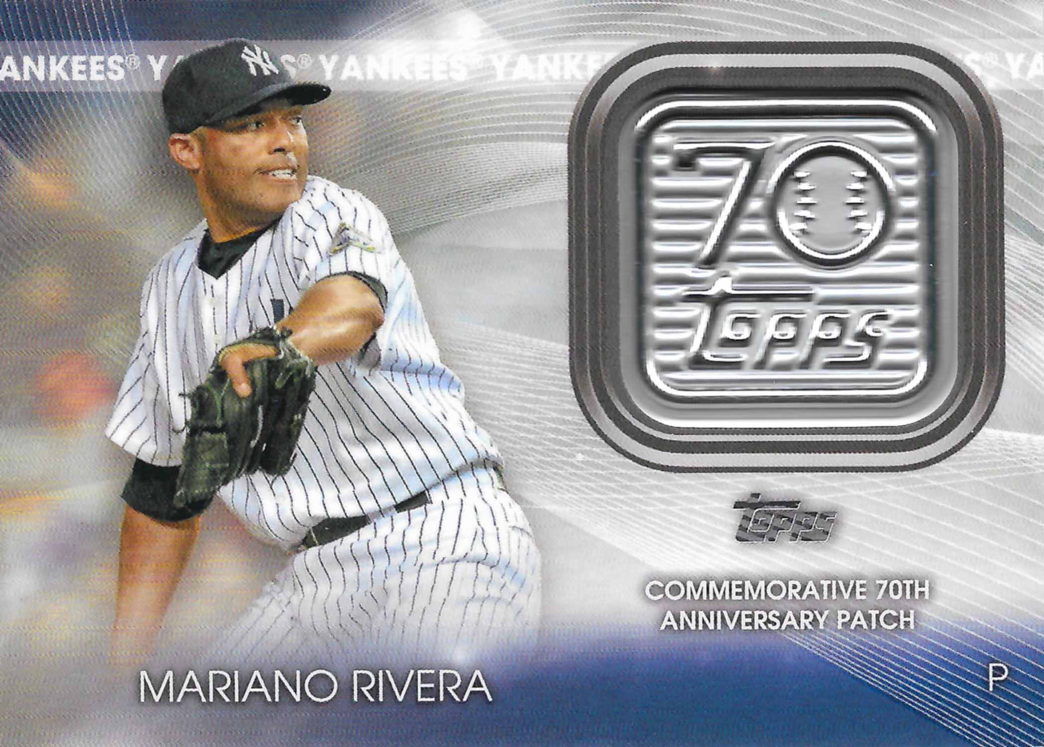 2021 Topps 70th Anniversary Commemorative Logo Patches