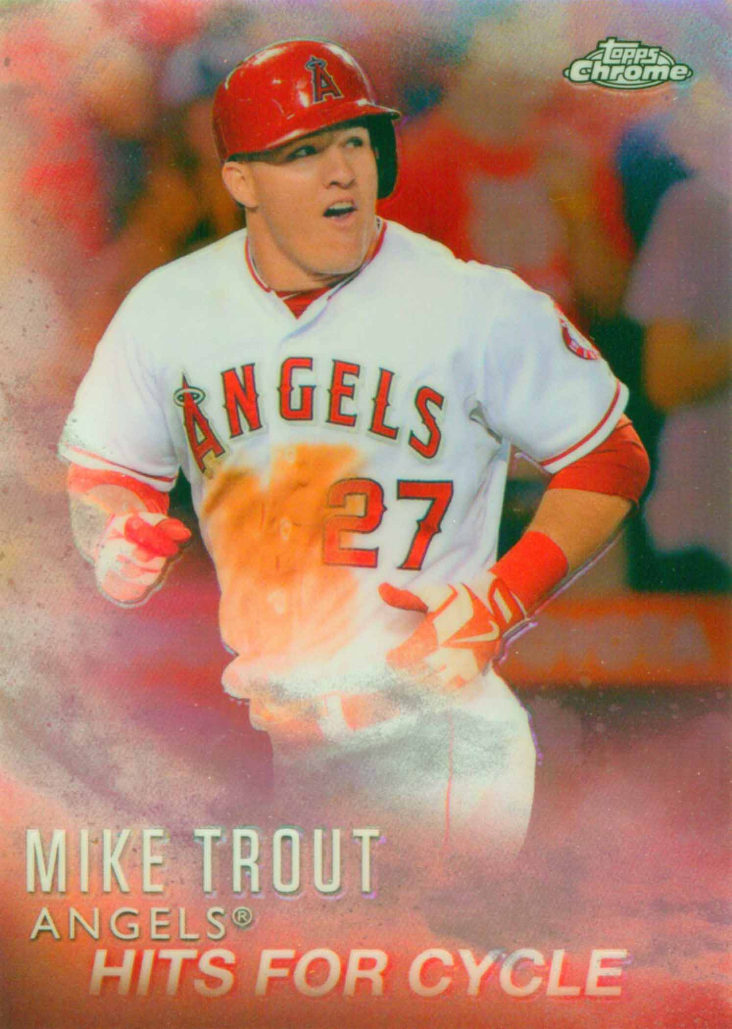 2016 Topps Factory Set Mike Trout Chrome Refractors