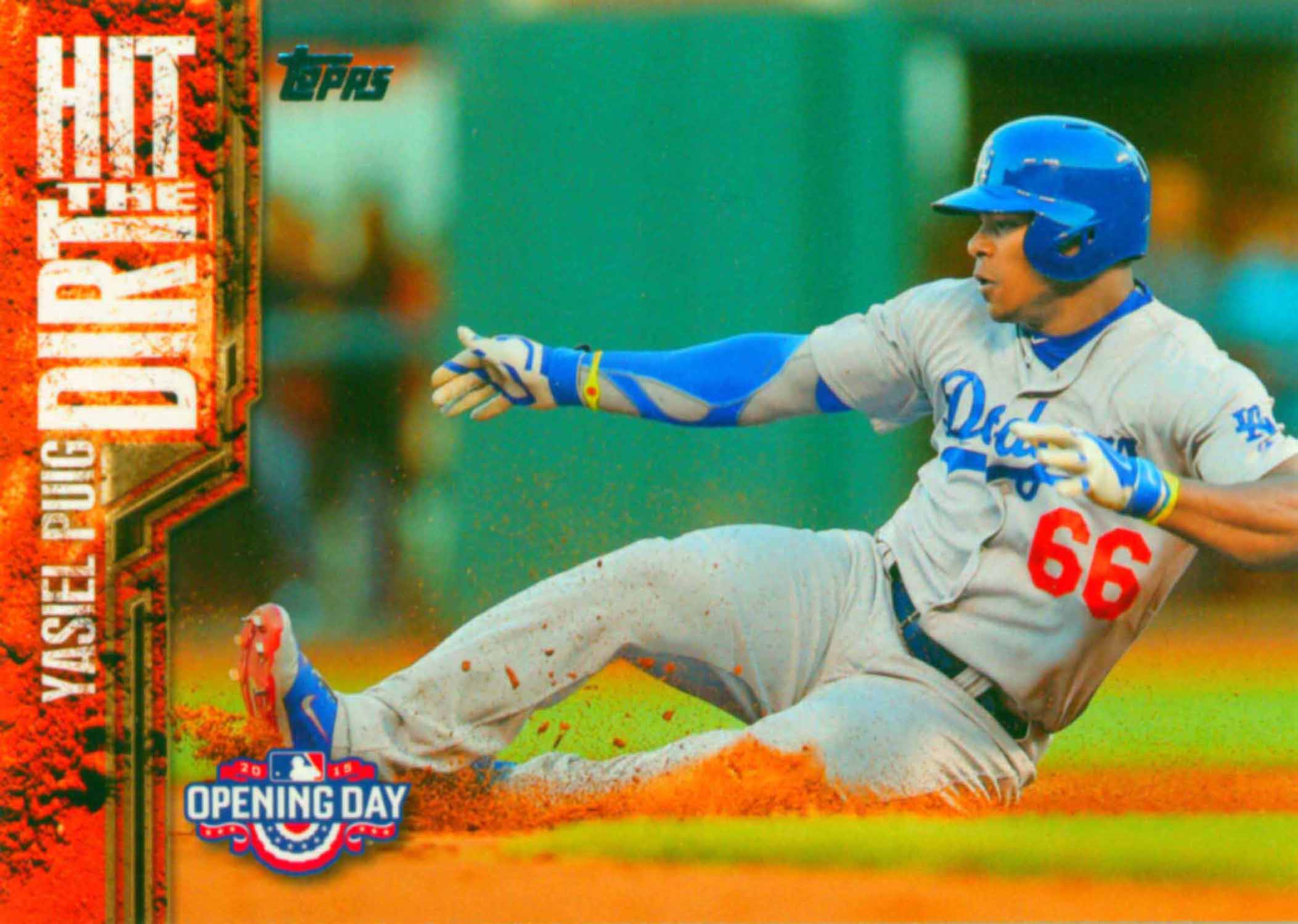 2015 Topps Opening Day Hit the Dirt