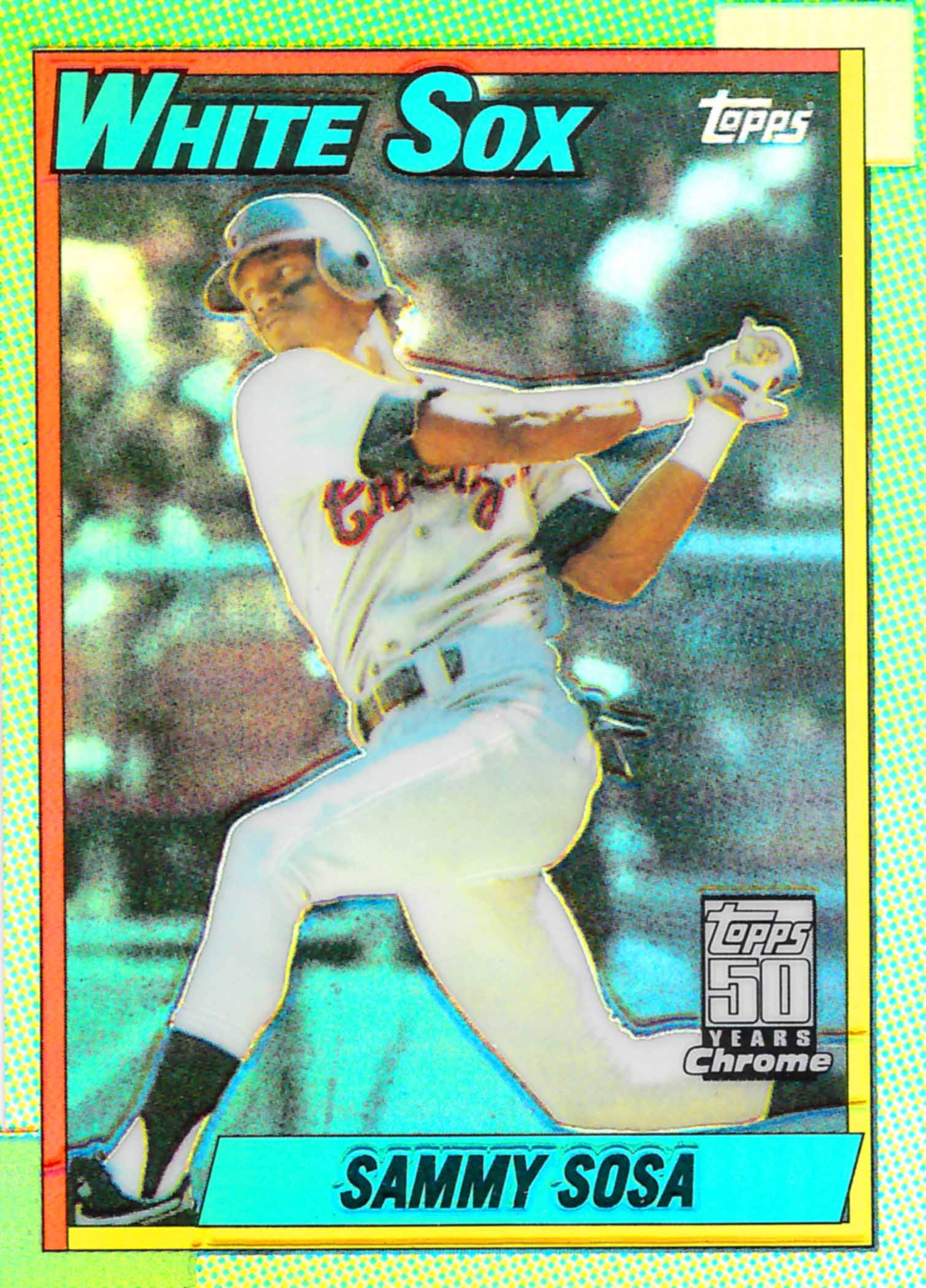 2001 Topps Chrome Through the Years Reprints Refractors