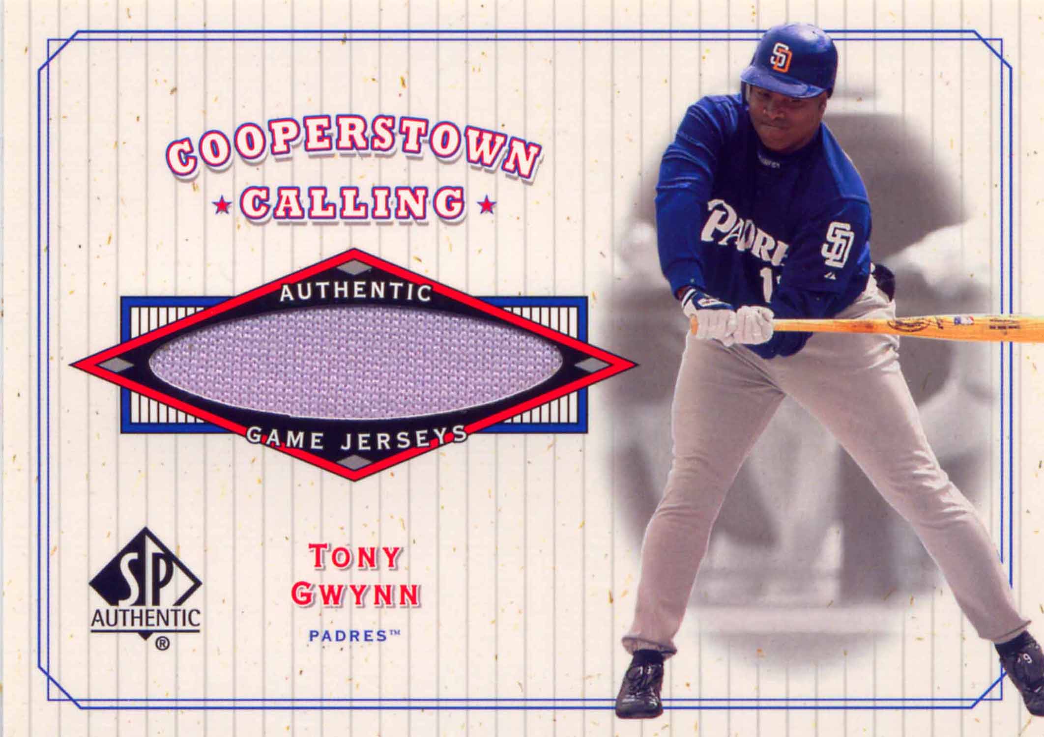 2001 SP Authentic Cooperstown Calling Game Jersey