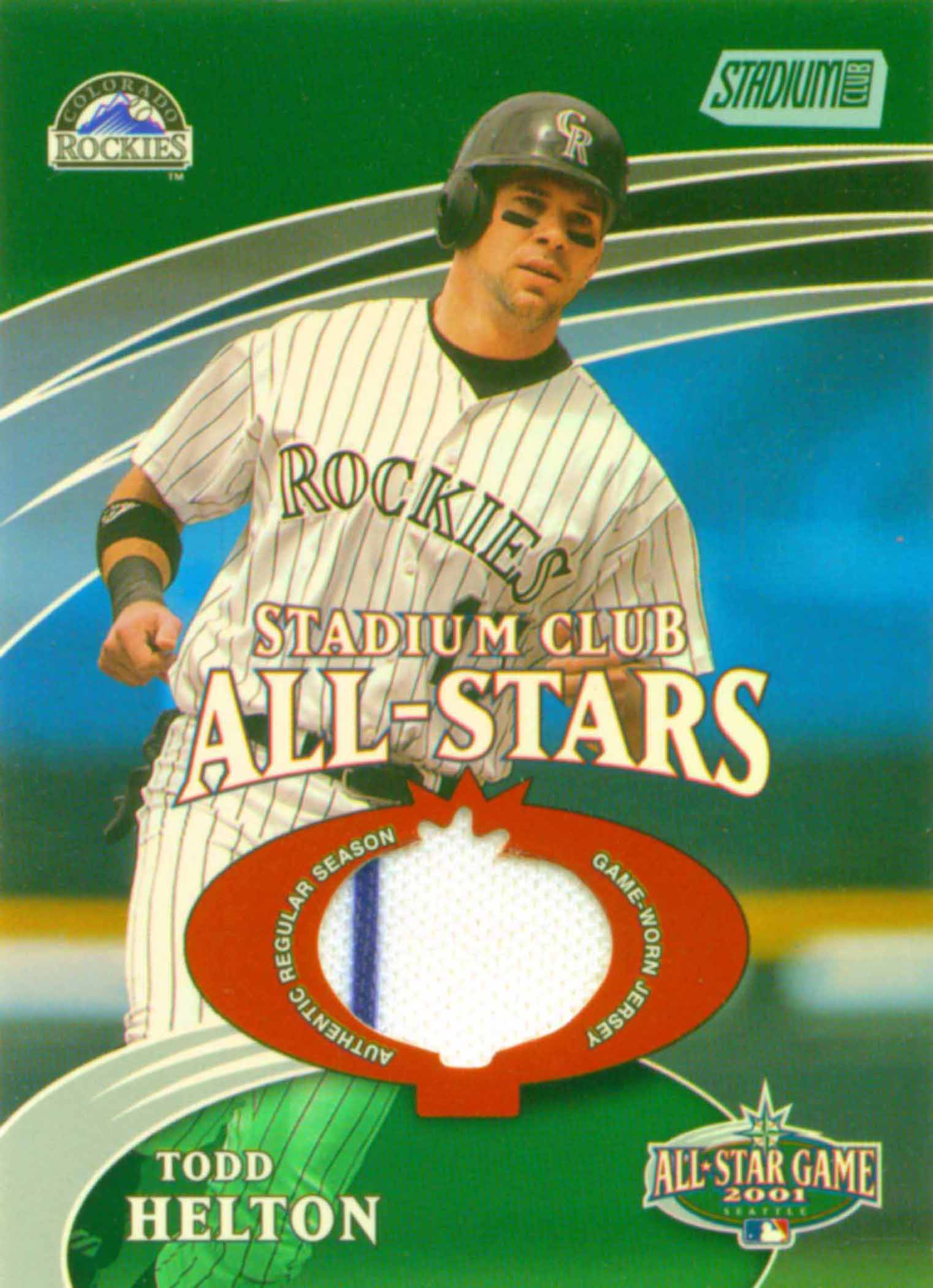2002 Stadium Club All-Star Relics Jersey