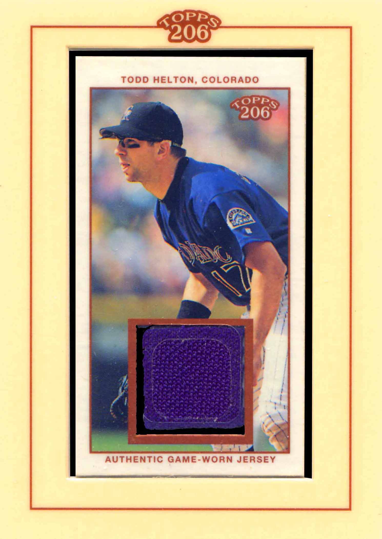 2002 Topps 206 Relics Jersey