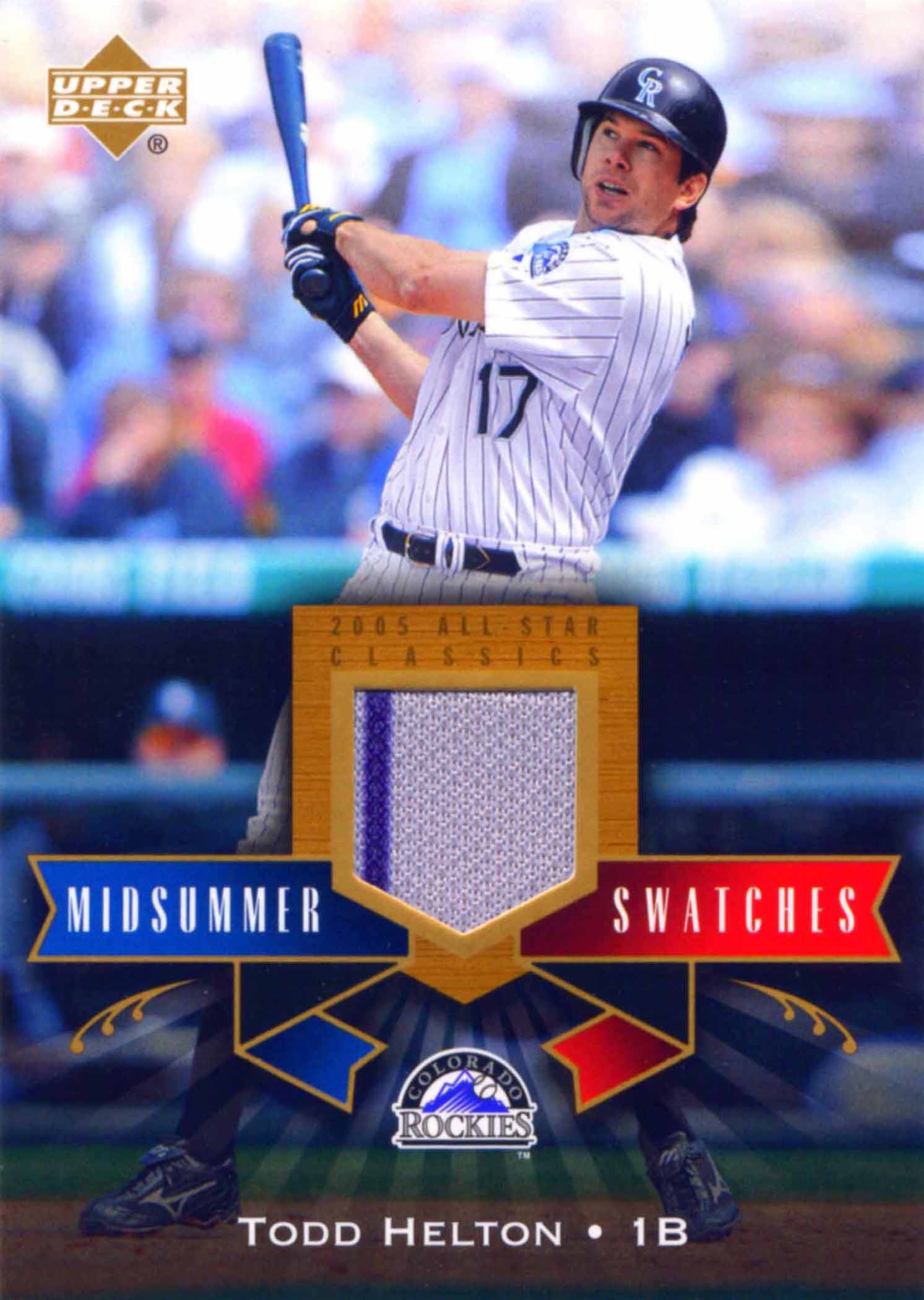 2005 UD All-Star Classics Midsummer Swatches Jersey