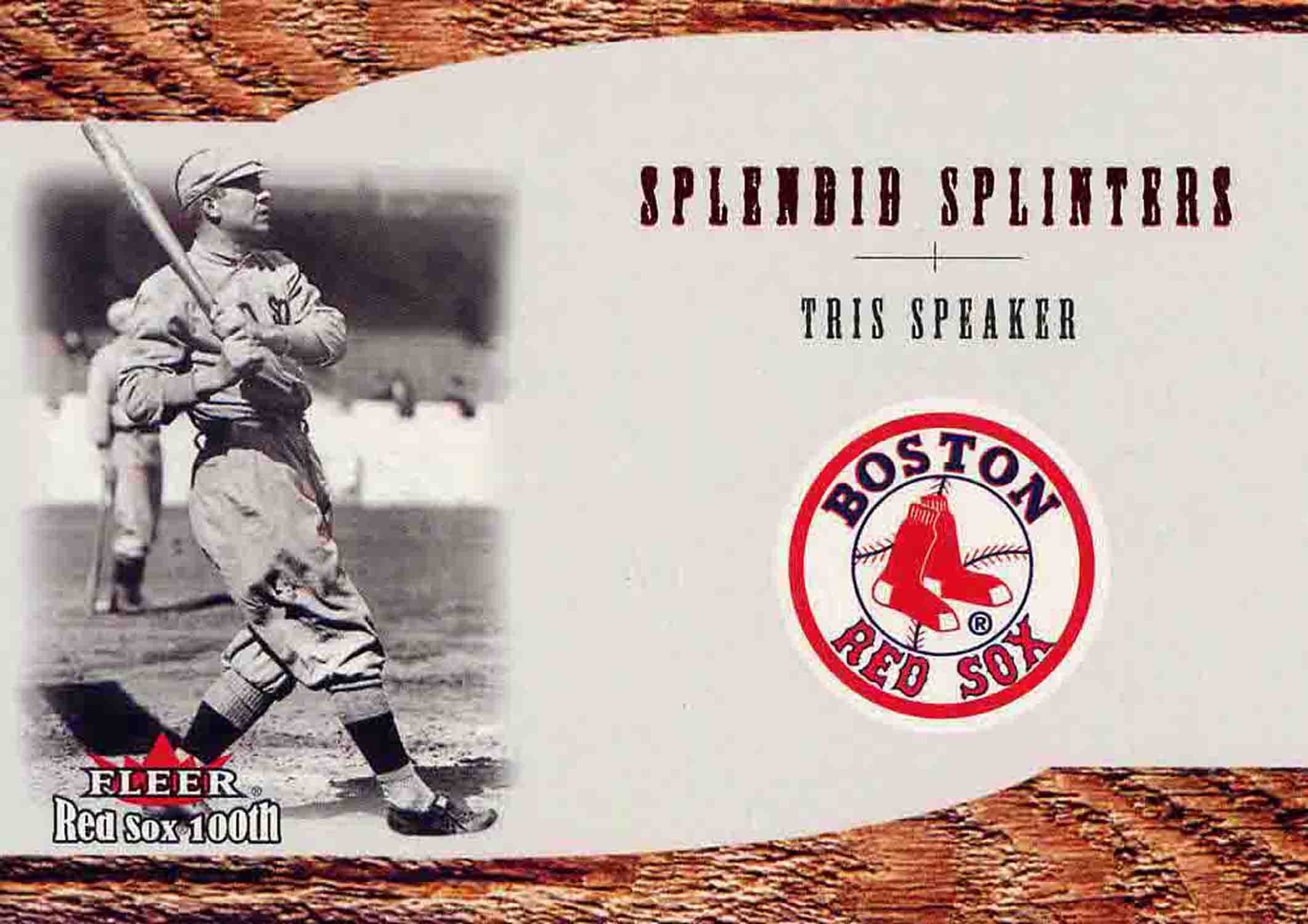 2001 Fleer Red Sox 100th Splendid Splinters