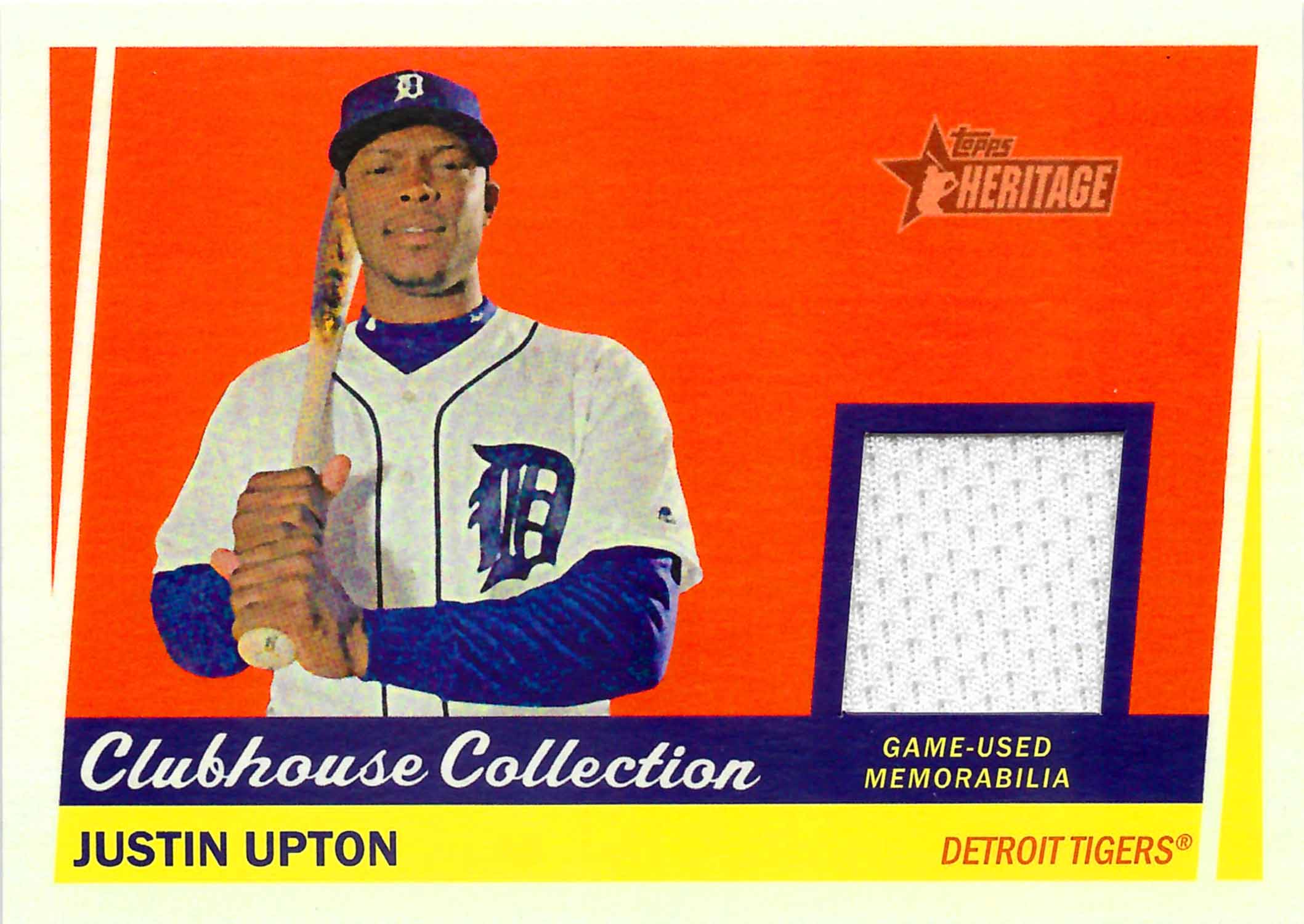 2016 Topps Heritage High Numbers Clubhouse Collection Relics