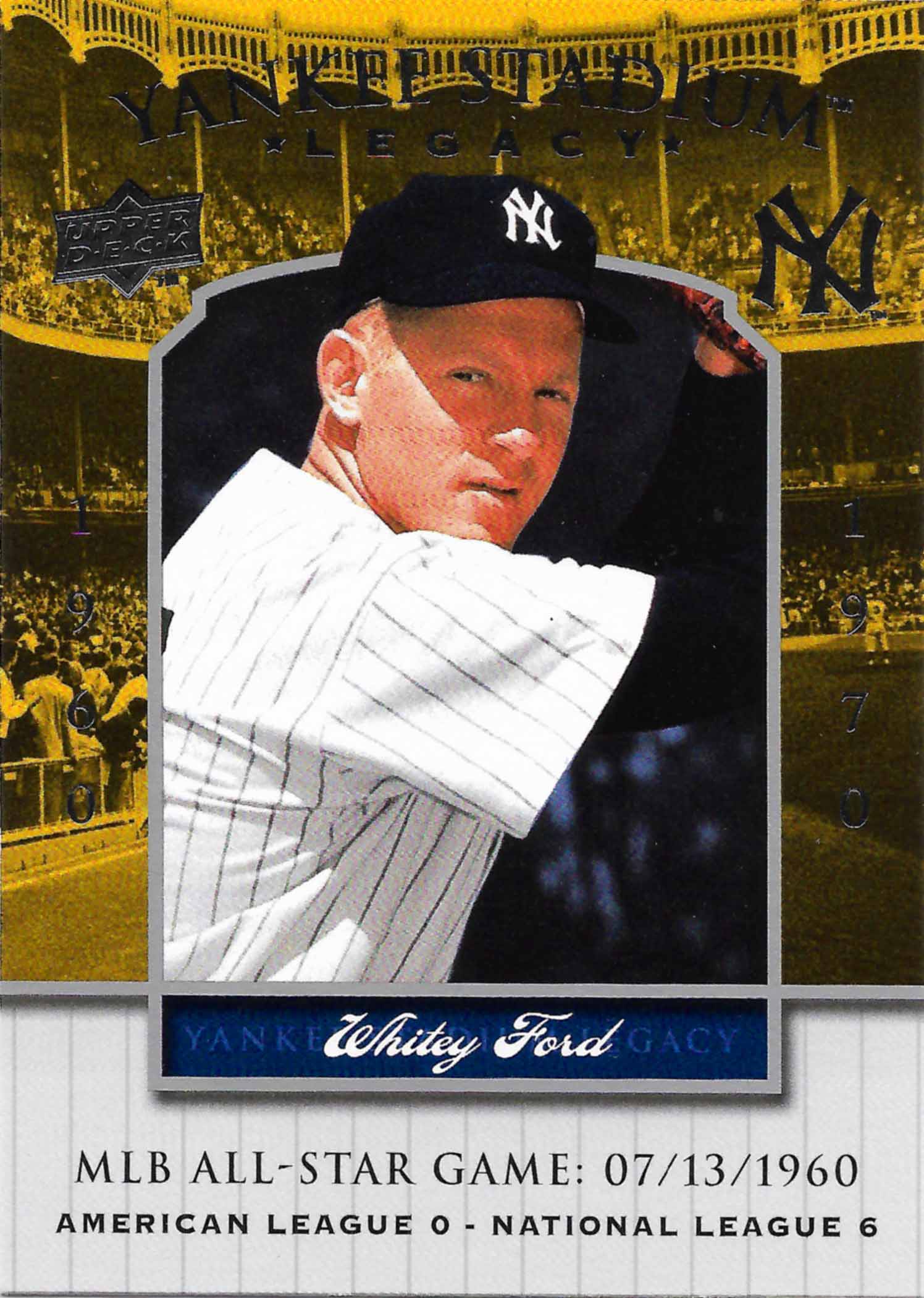 2008 Upper Deck Yankee Stadium Legacy Collection Historical Moments