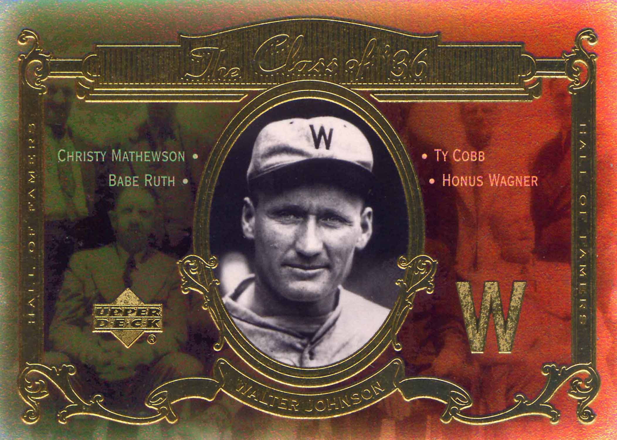 2001 Upper Deck Hall of Famers Class of '36
