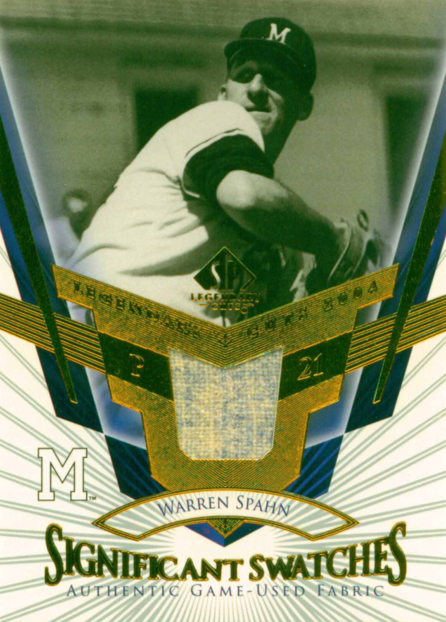 2004 SP Legendary Cuts Significant Swatches Jersey