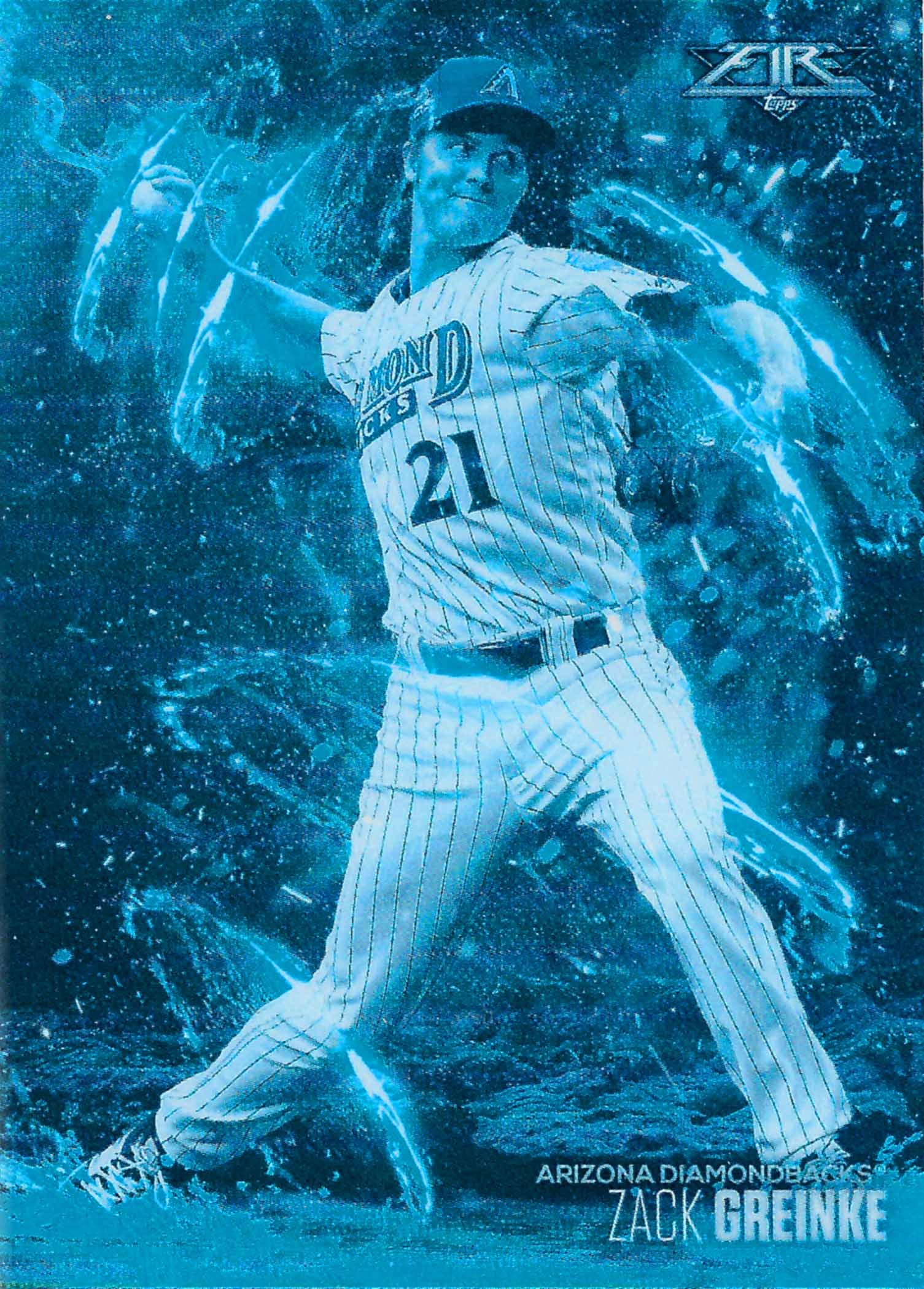 2018 Topps Fire Flame Throwers Blue