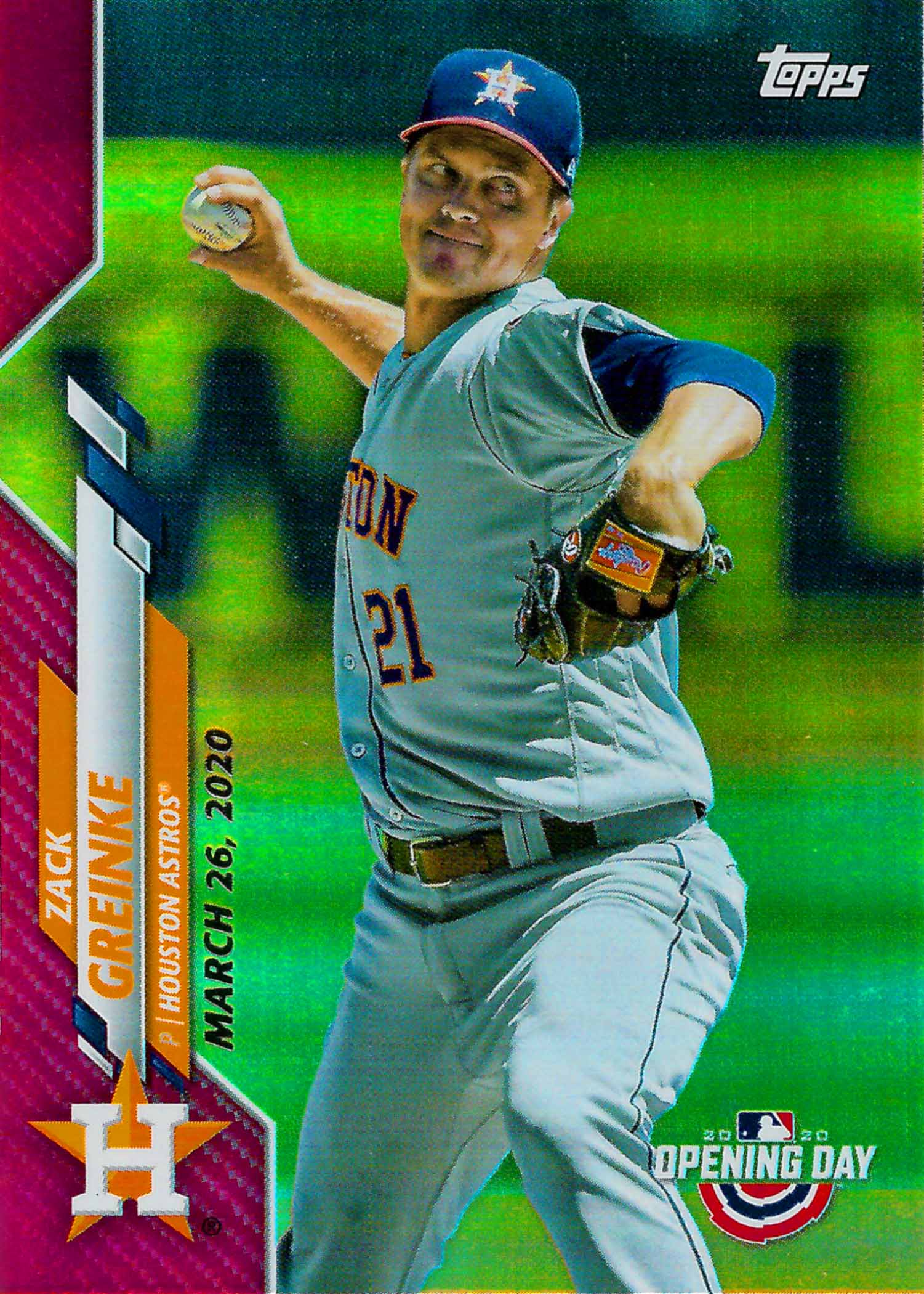 2020 Topps Opening Day Red Foil