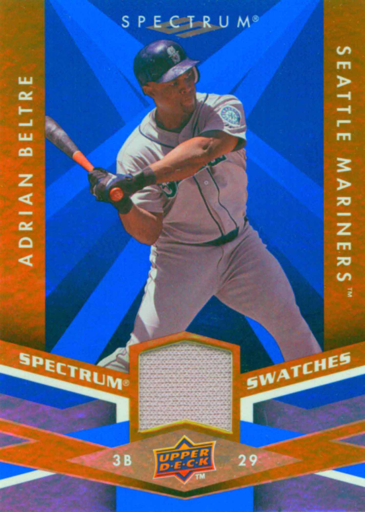 2009 Upper Deck Spectrum Spectrum Swatches Blue