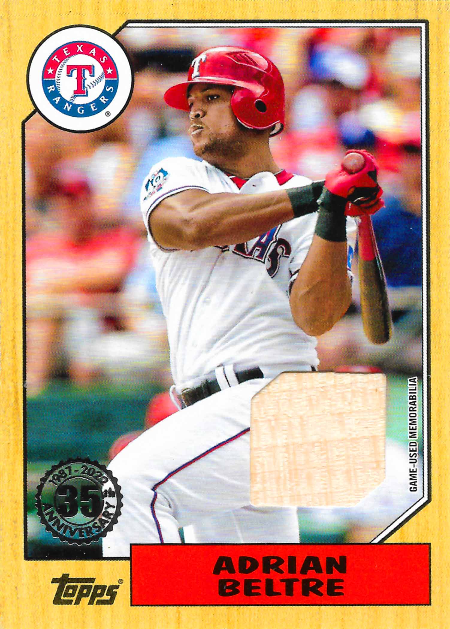 2022 Topps '87 Topps Relics