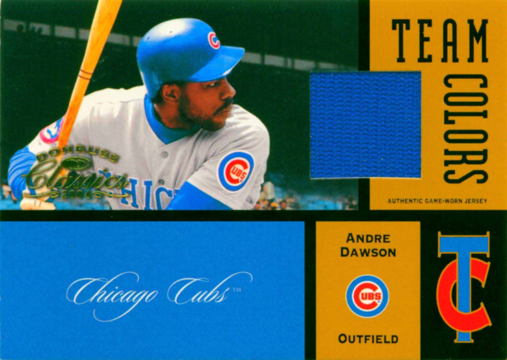 2004 Donruss Classics Team Colors Jersey