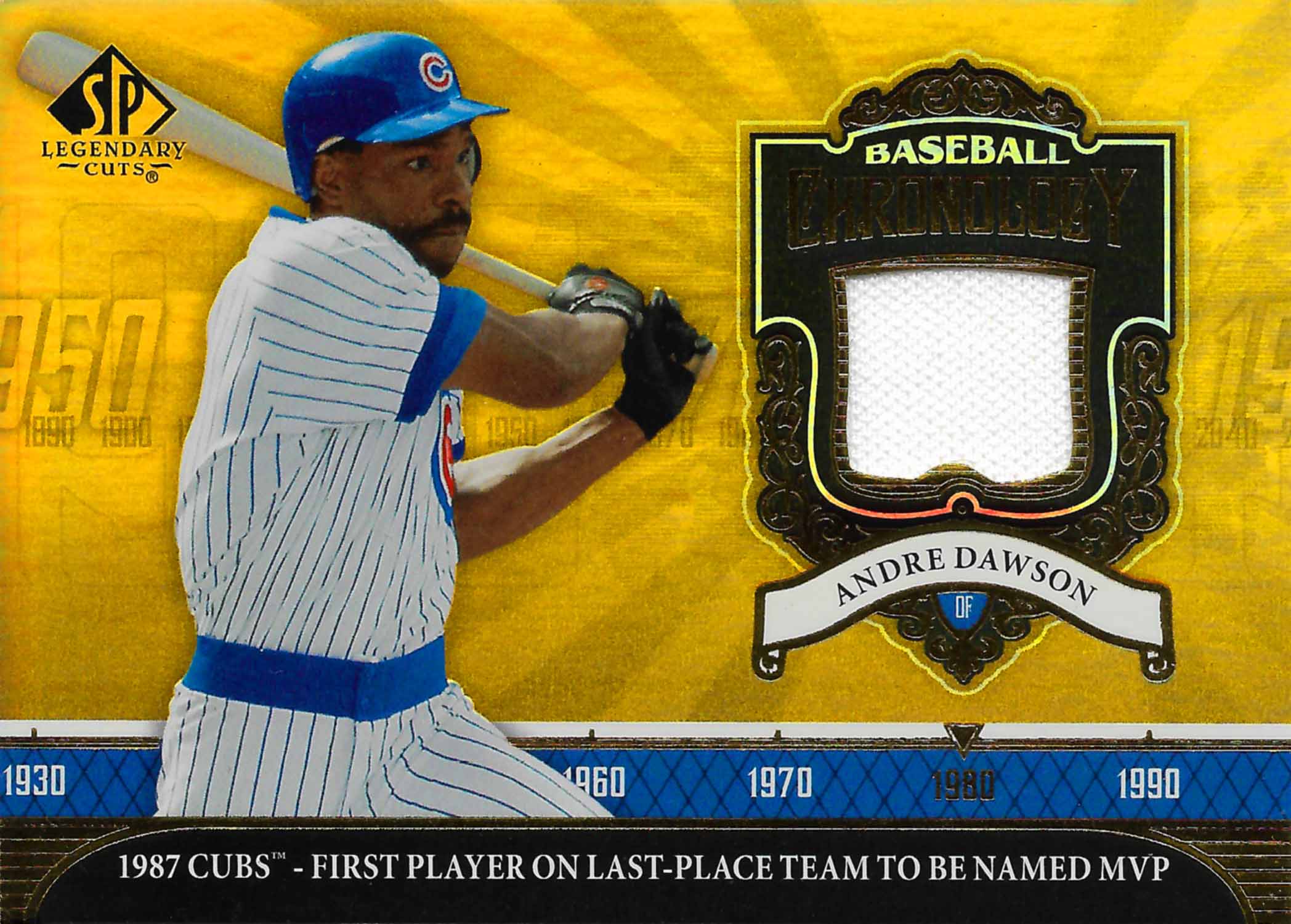 2006 SP Legendary Cuts Baseball Chronology Materials Pants