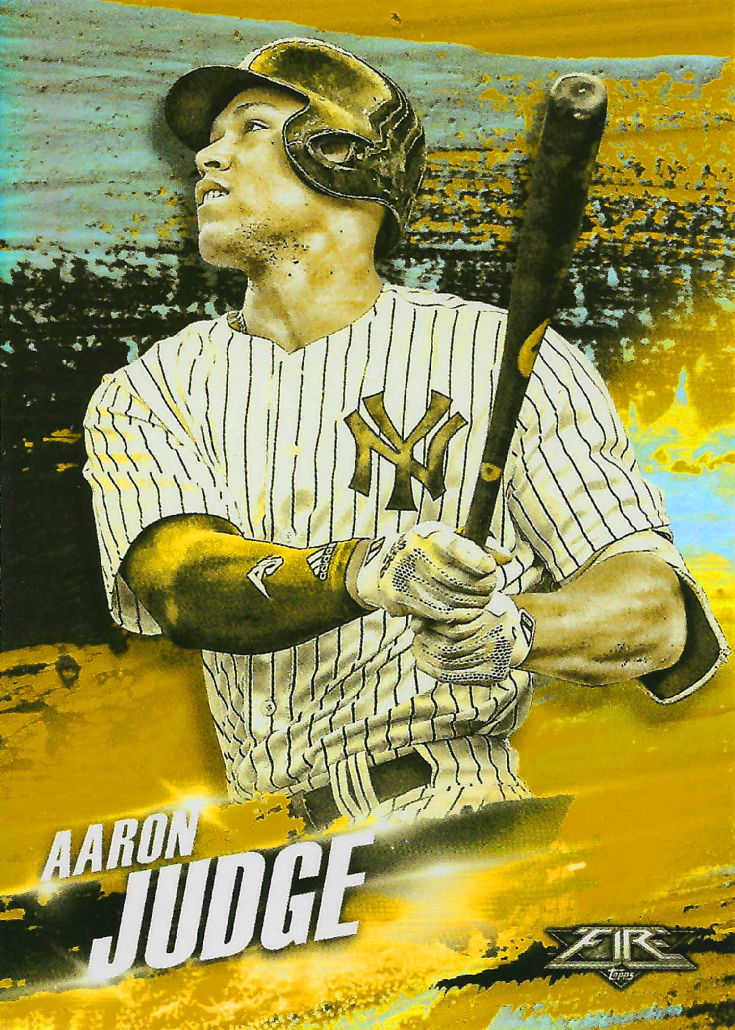 2018 Topps Fire Hot Starts Gold
