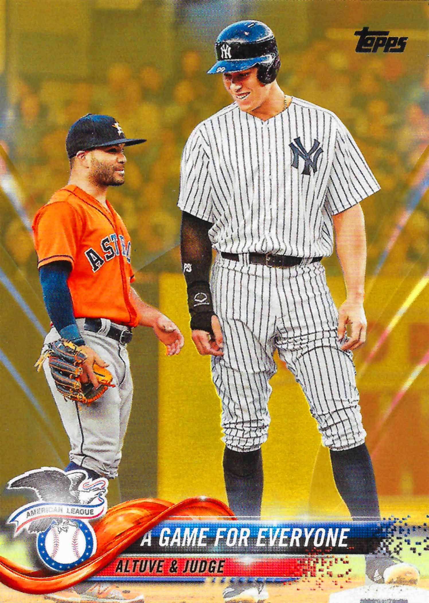 2018 Topps Update Gold A Game for Everyone