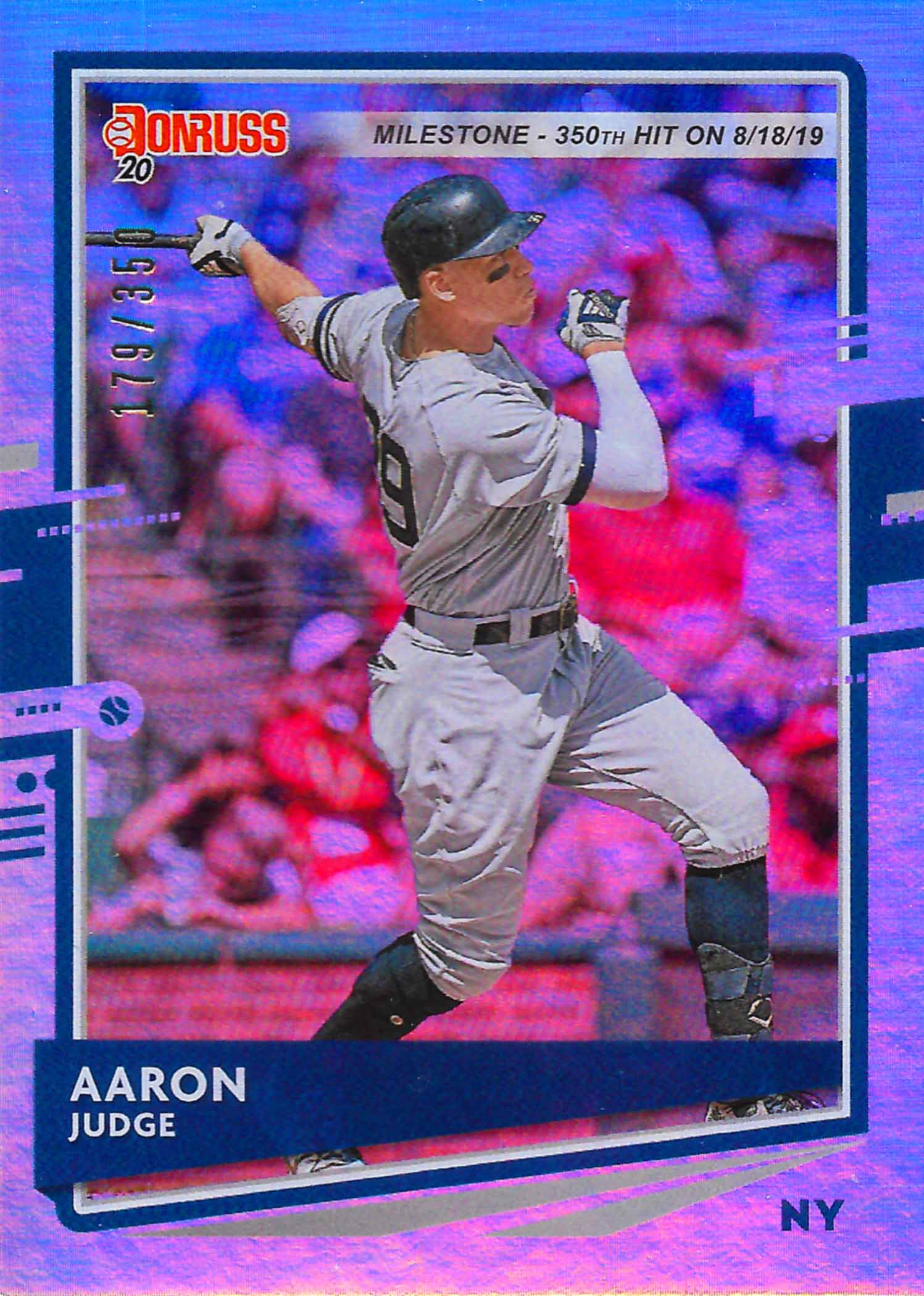 2020 Donruss Milestone Stat Line Variations