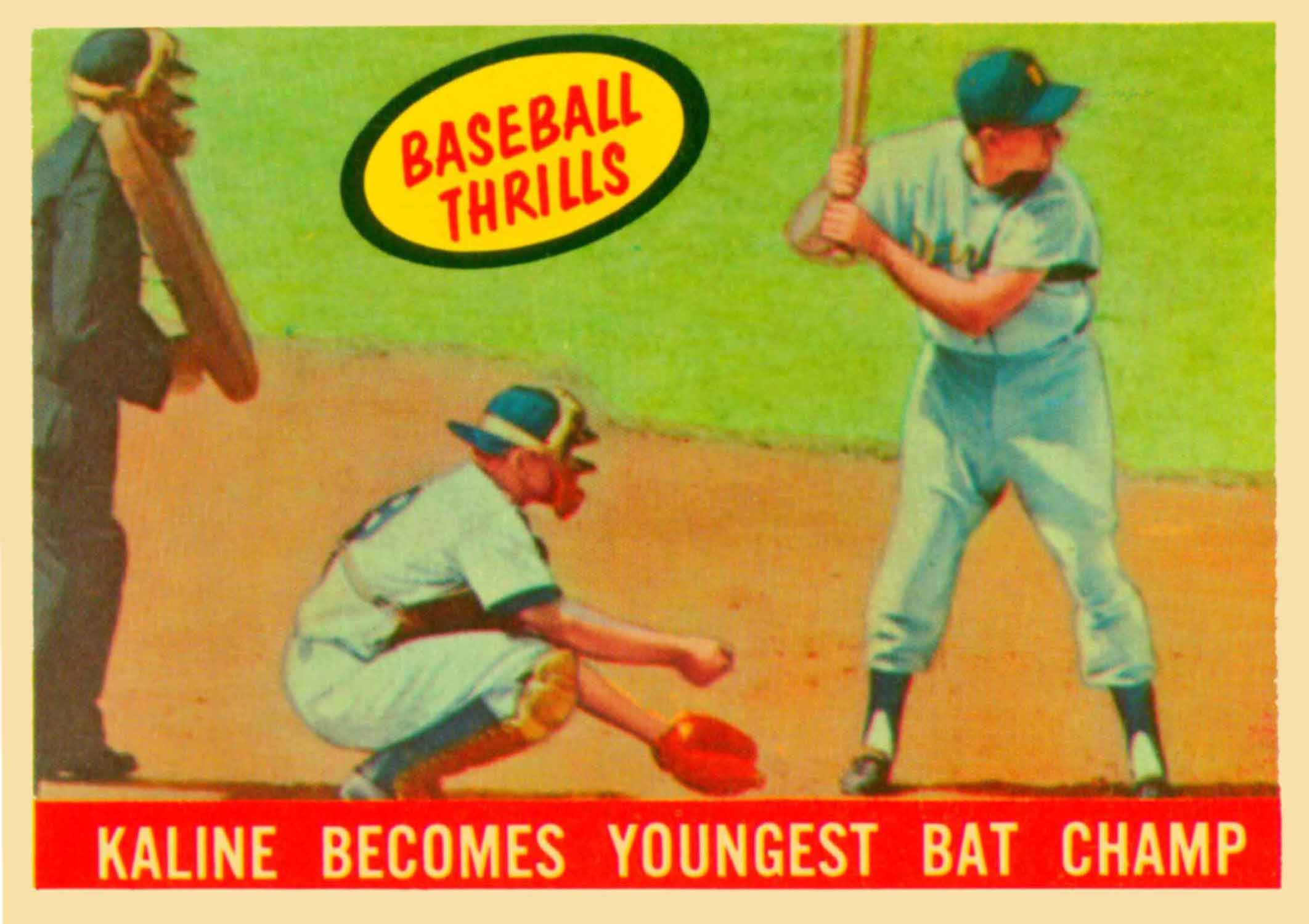 1959 Topps Baseball Thrills