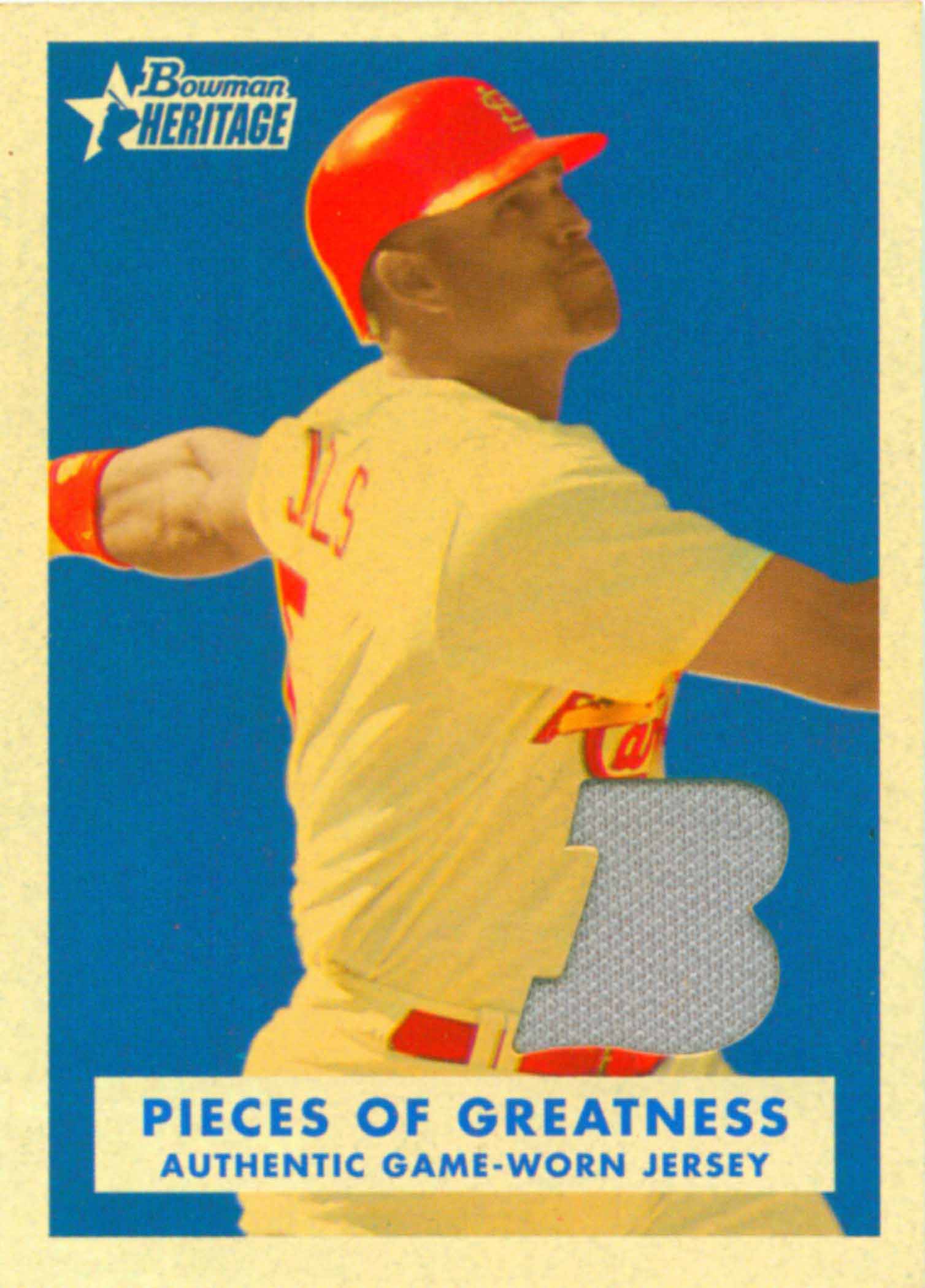 2006 Bowman Heritage Pieces of Greatness Jersey
