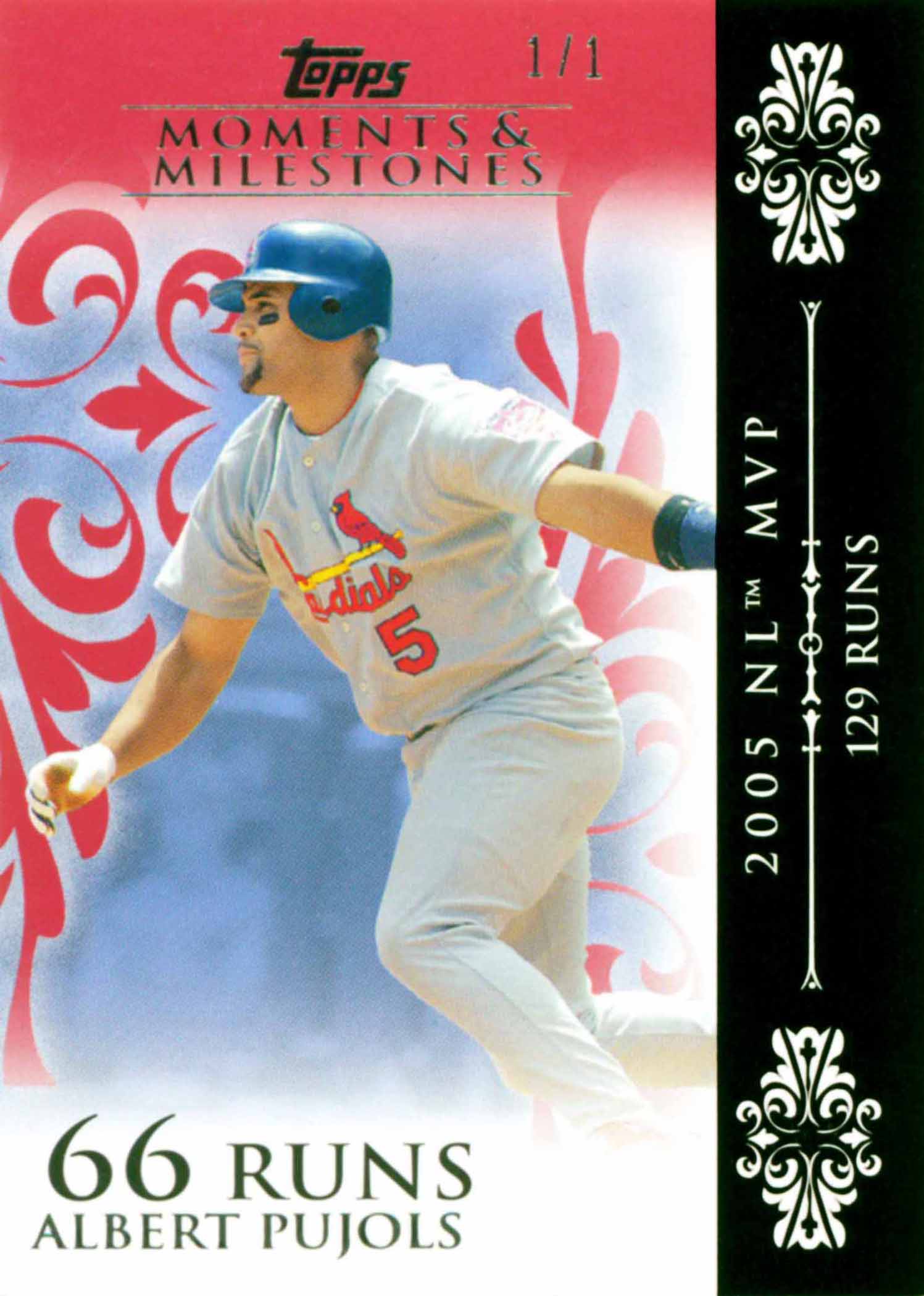 2008 Topps Moments and Milestones Red