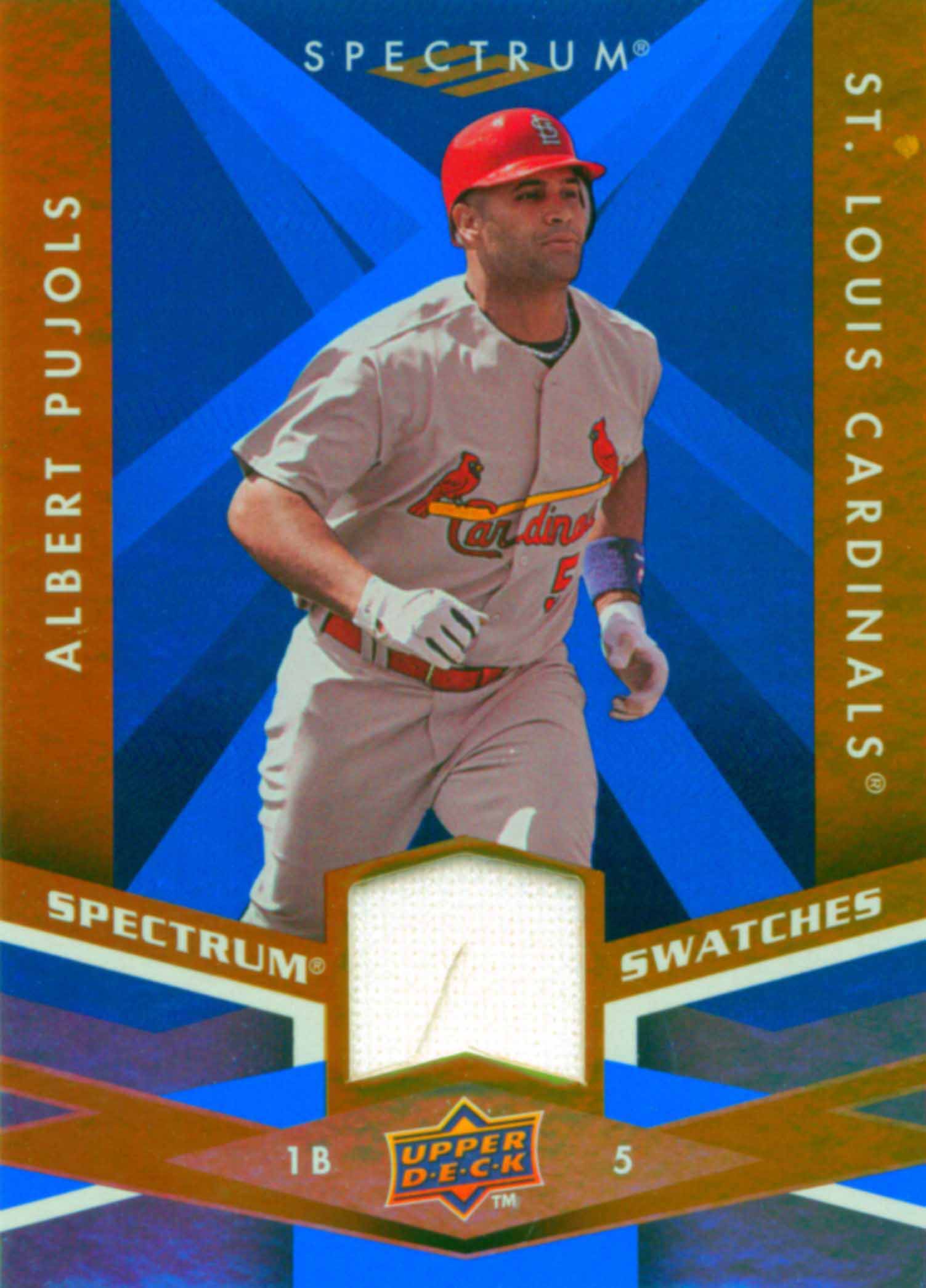 2009 Upper Deck Spectrum Spectrum Swatches Blue