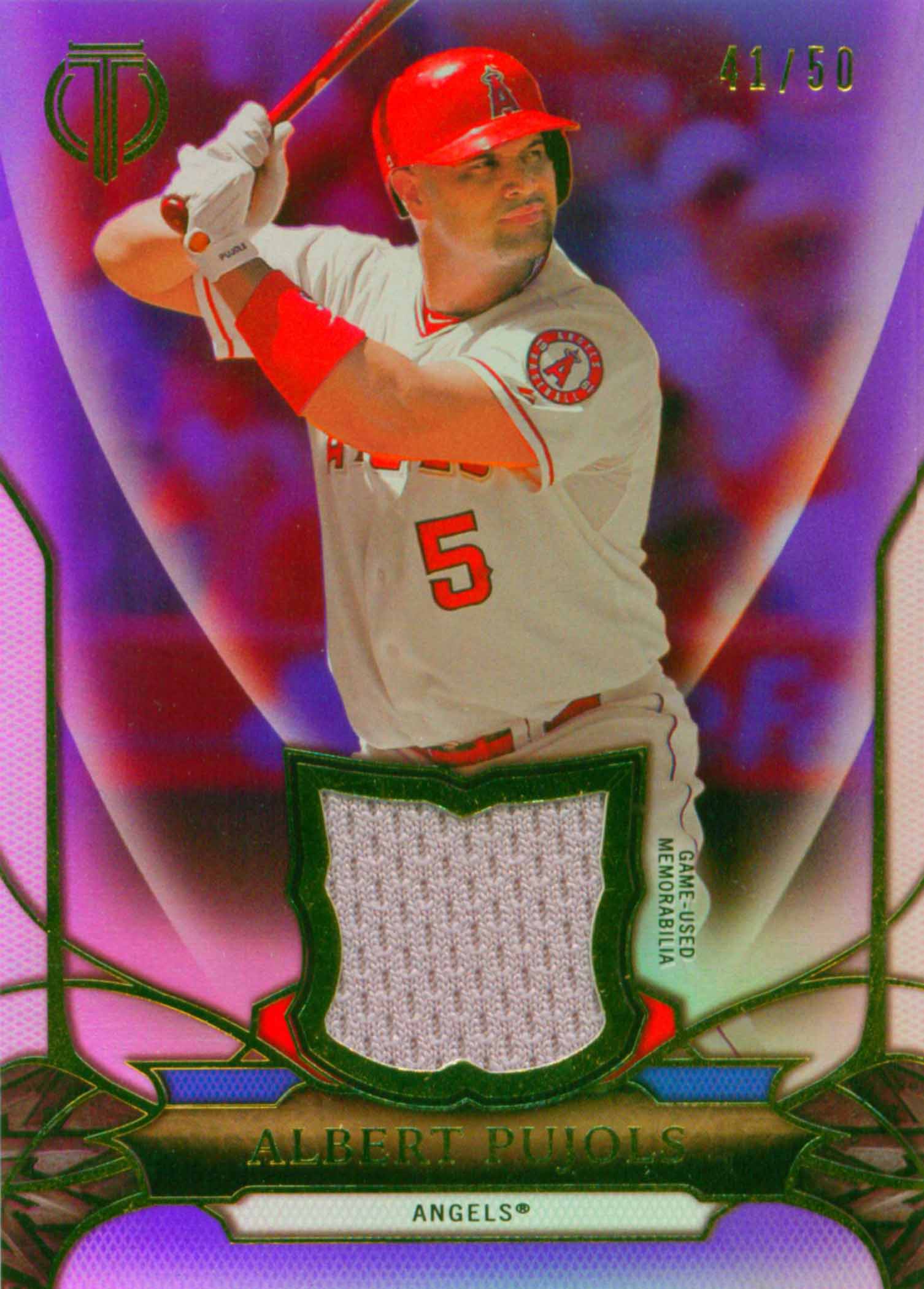 2016 Topps Tribute Relics Purple