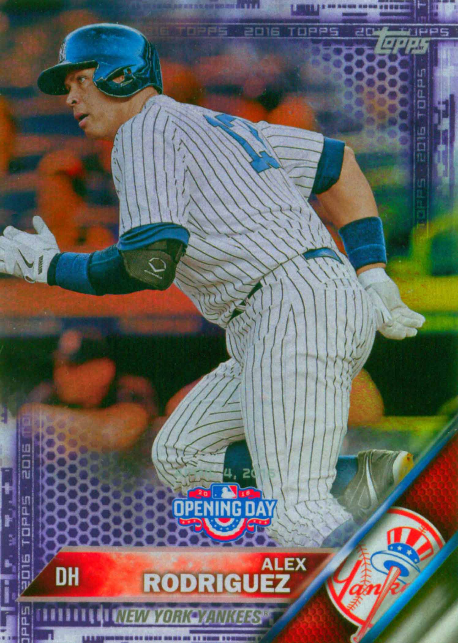 2016 Topps Opening Day Toys R Us Purple Foil