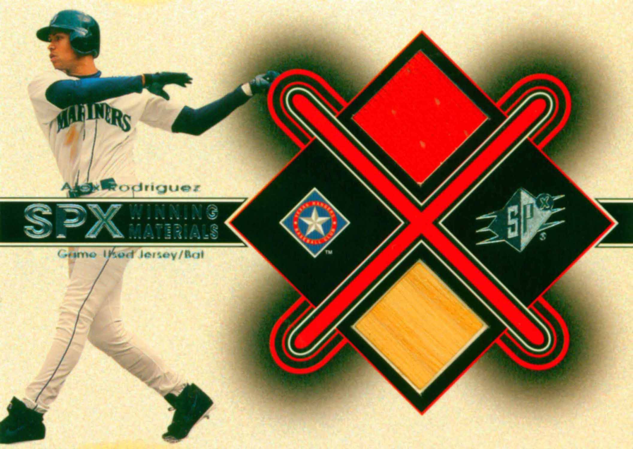 2001 SPx Winning Materials Bat-Jersey